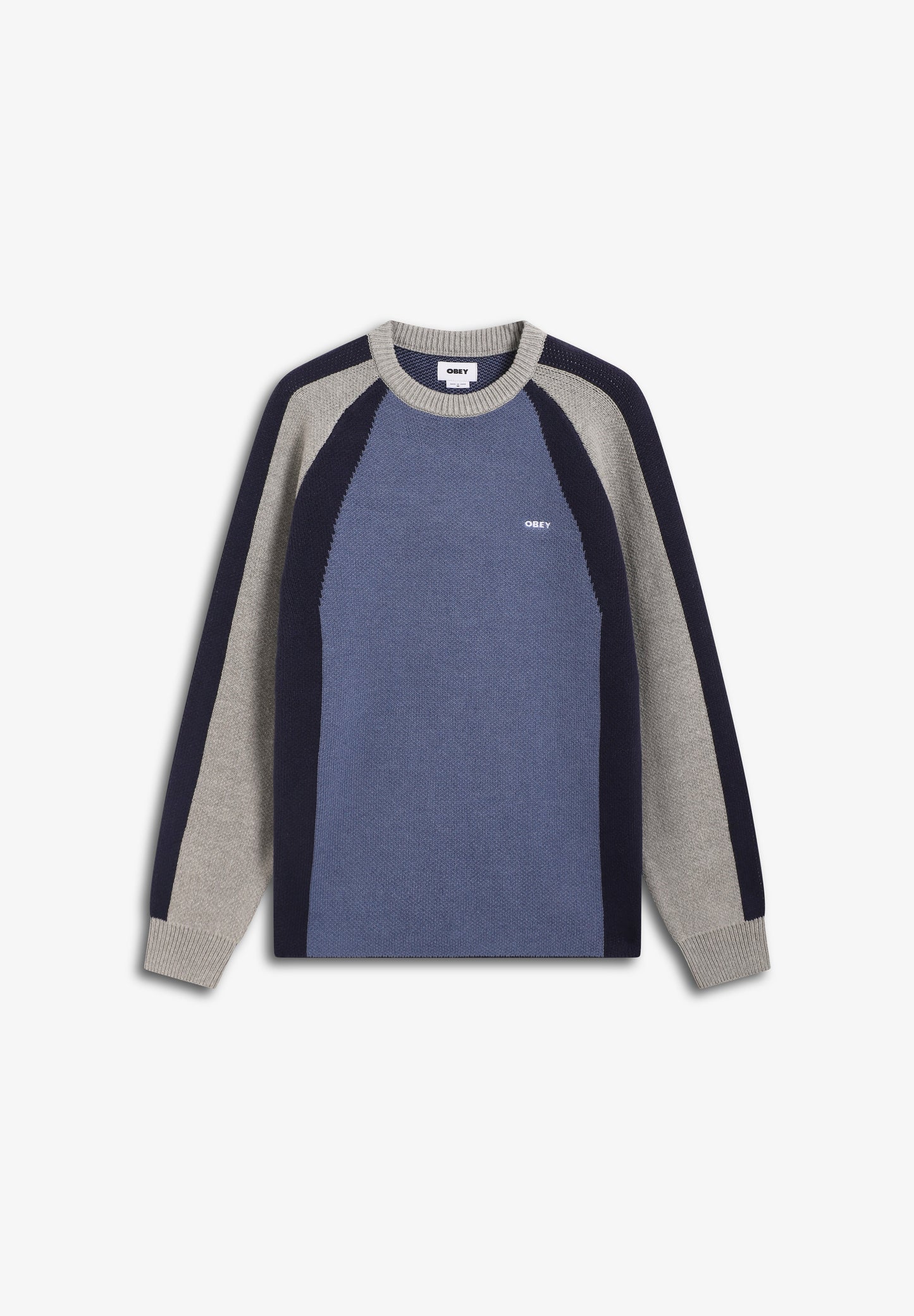 OBEY | RAGLAN CREW NECK SWEATER