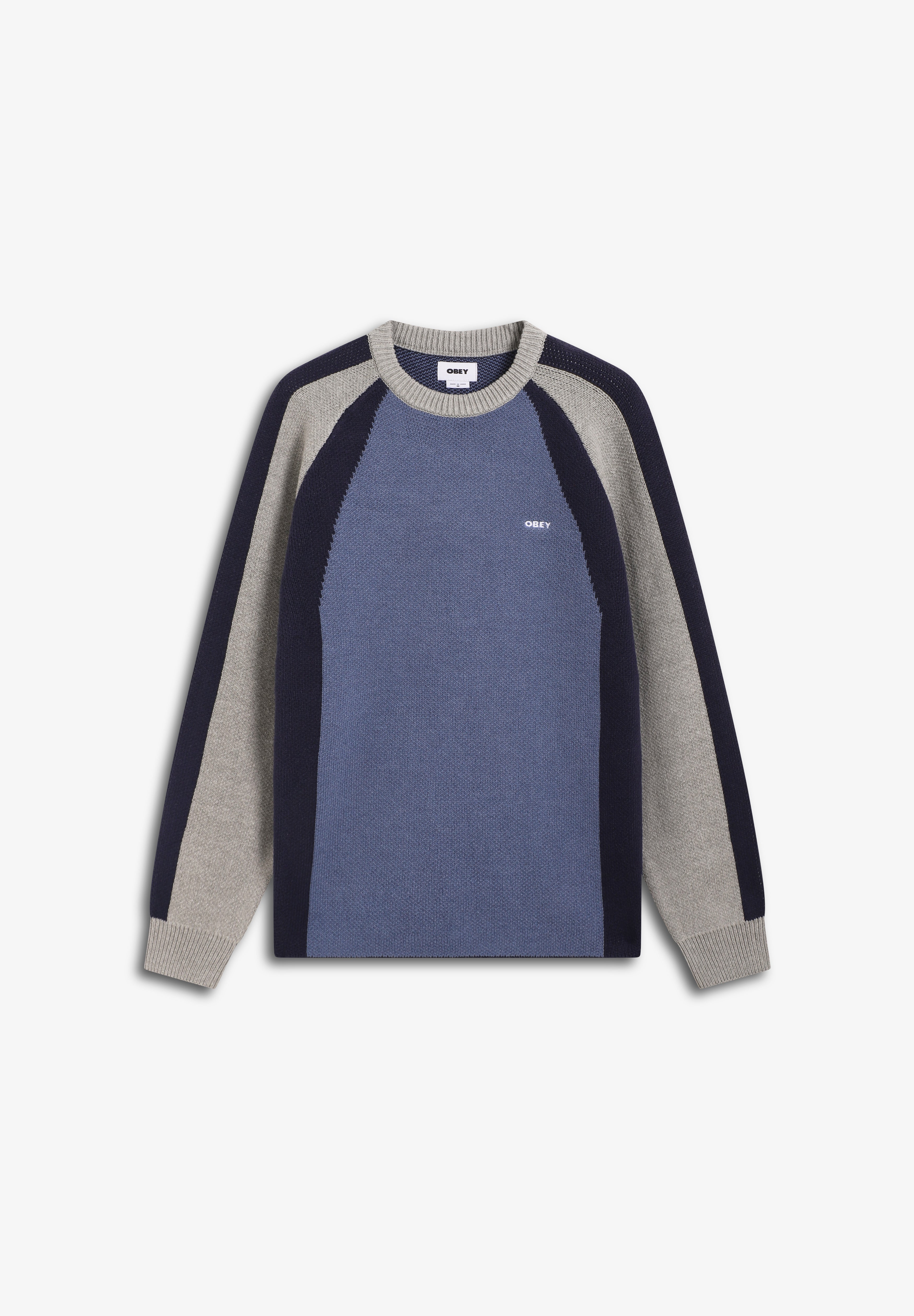OBEY | RAGLAN CREW NECK SWEATER