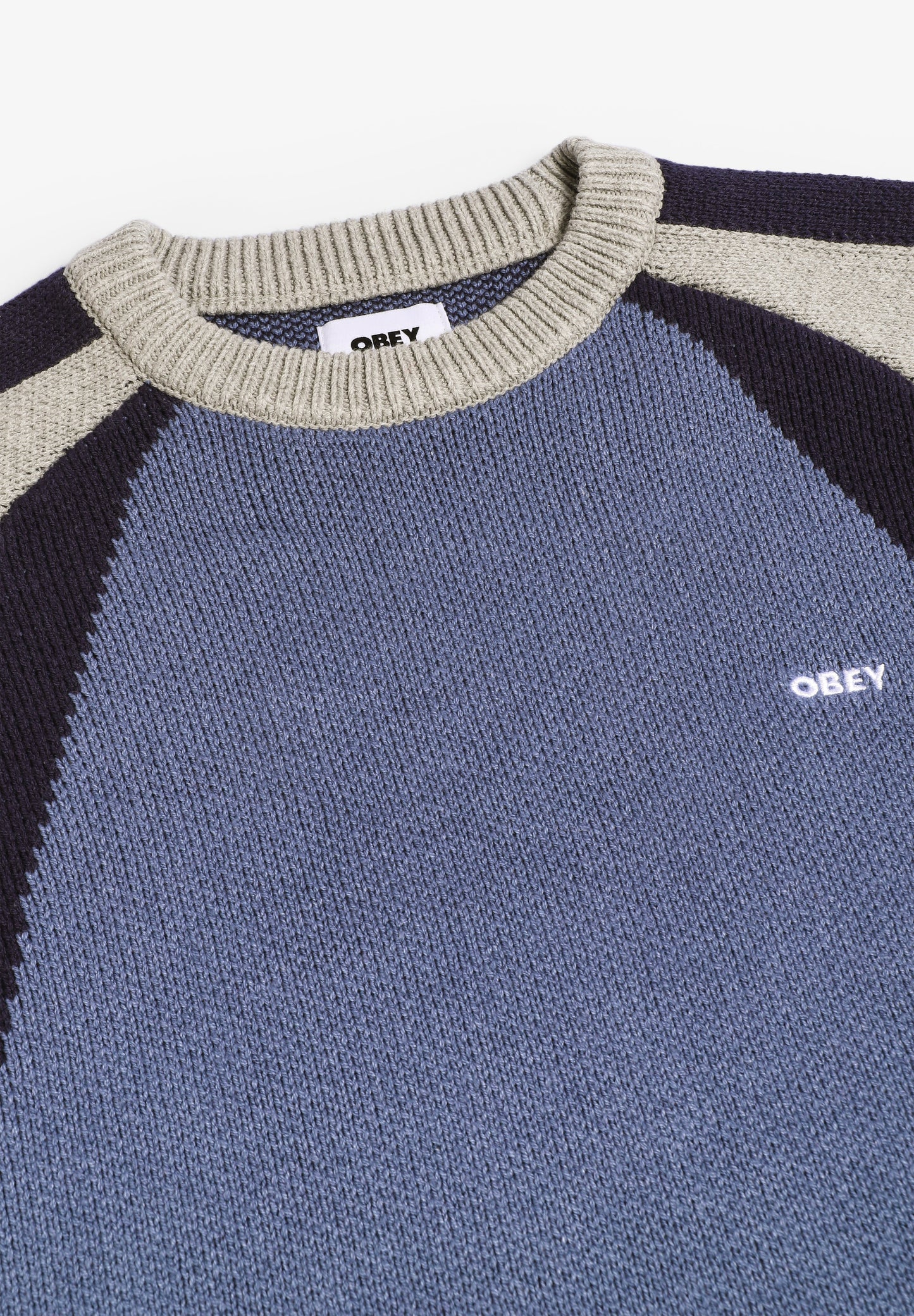 OBEY | RAGLAN CREW NECK SWEATER