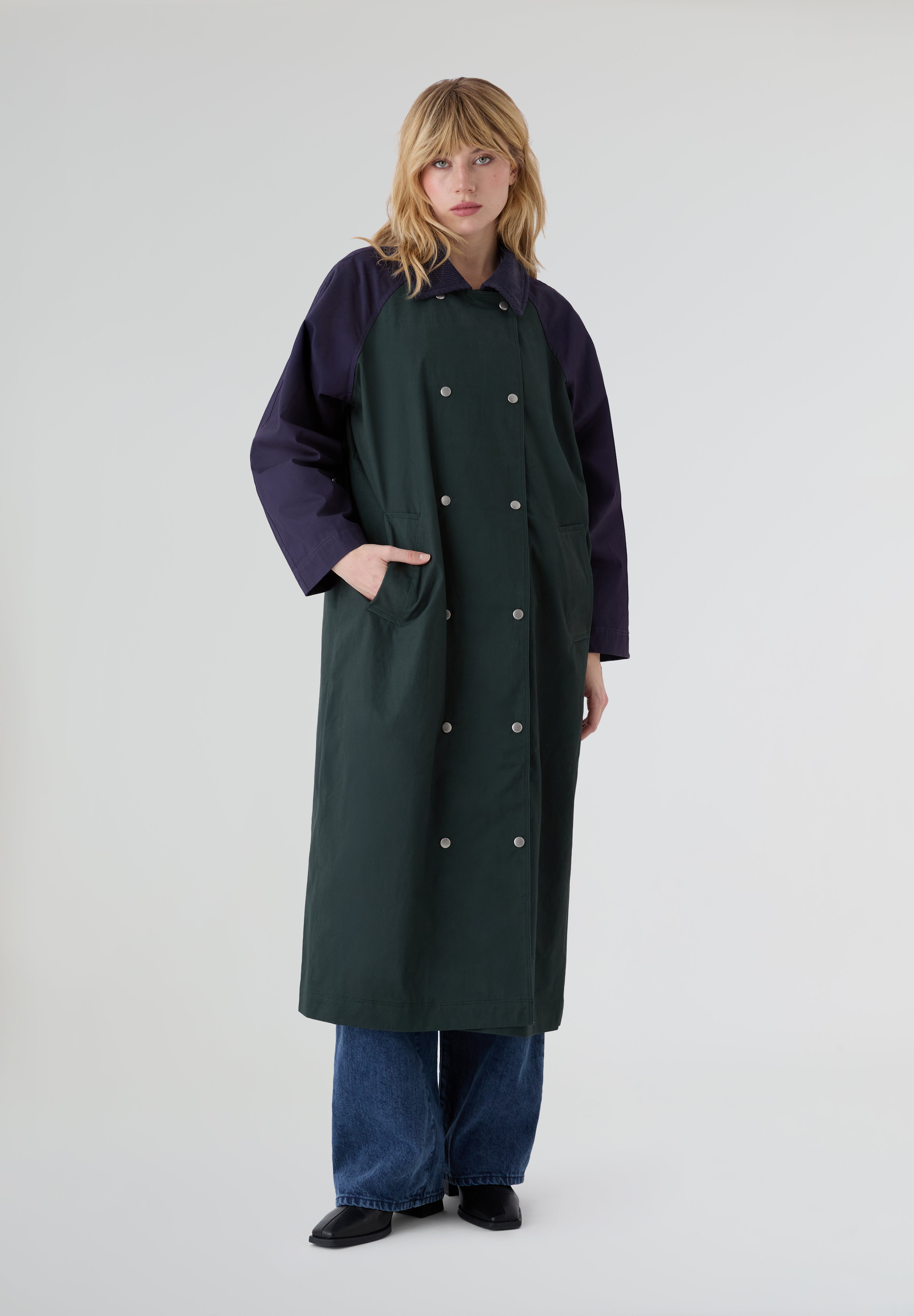 THE TINY BIG SISTER | GABARDINA COLOR BLOCK