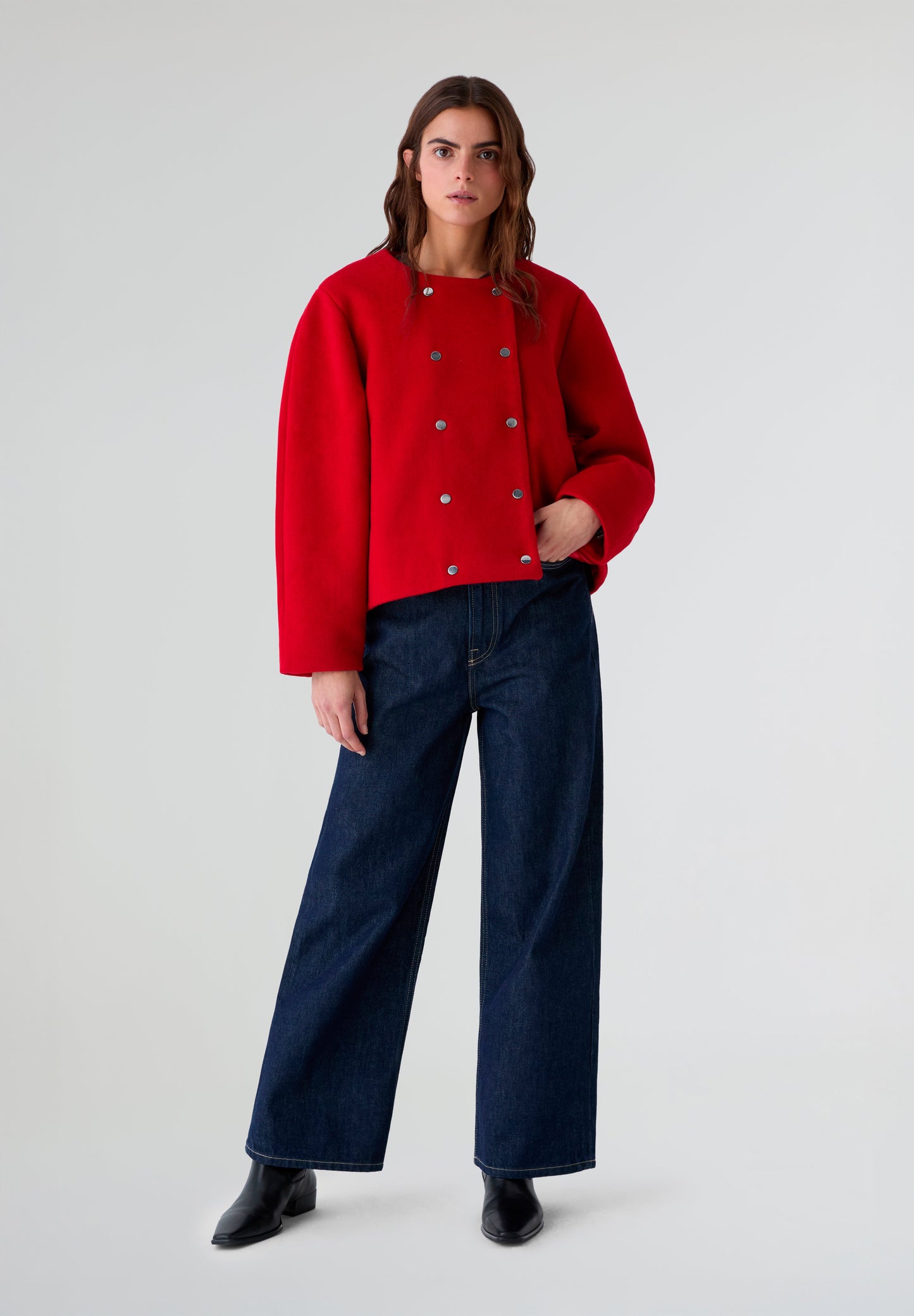 THE TINY BIG SISTER | CARDIGAN BUTTONED WOOL