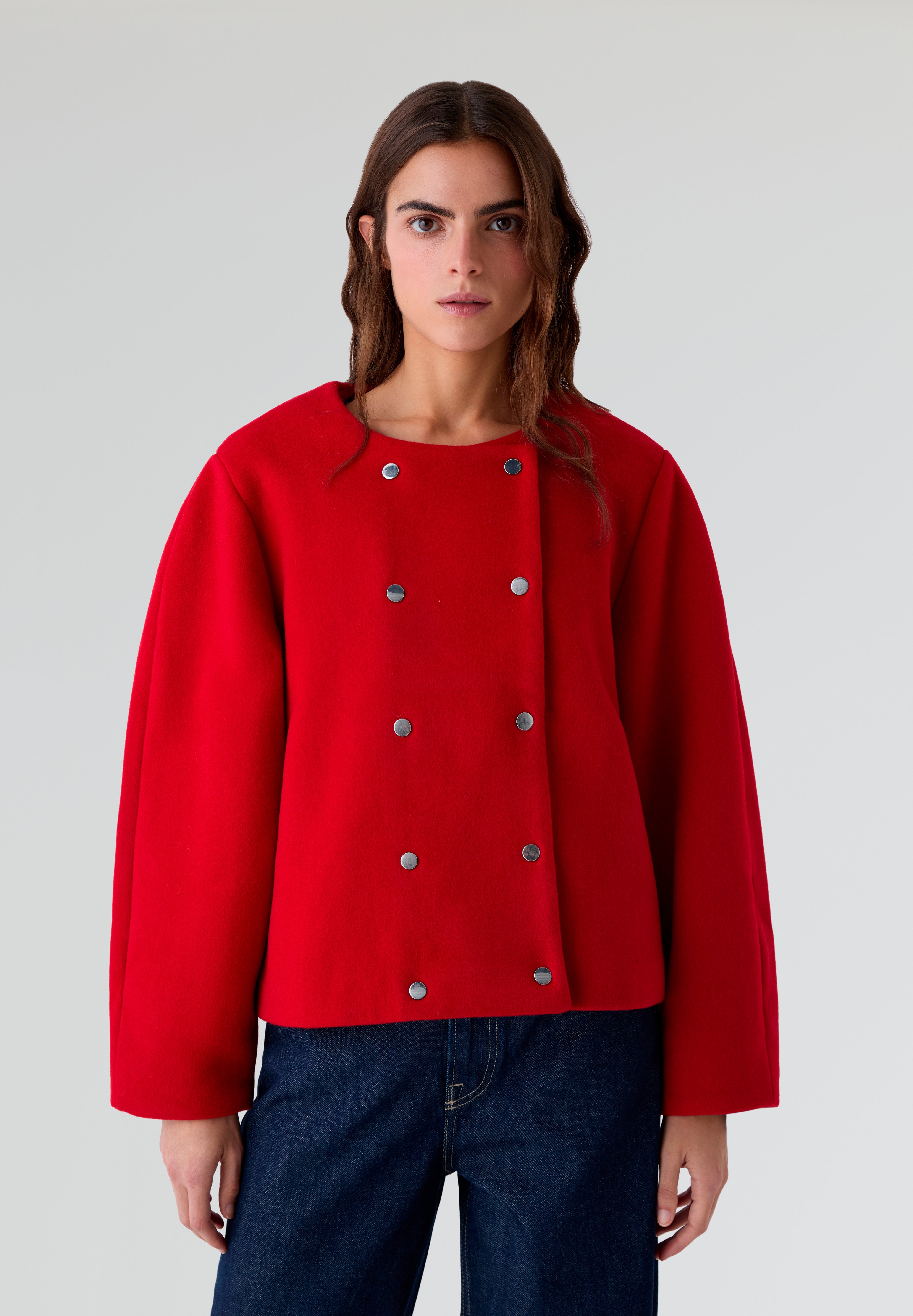 THE TINY BIG SISTER | CARDIGAN BUTTONED WOOL