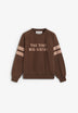 THE TINY BIG SISTER | SUDADERA VARSITY
