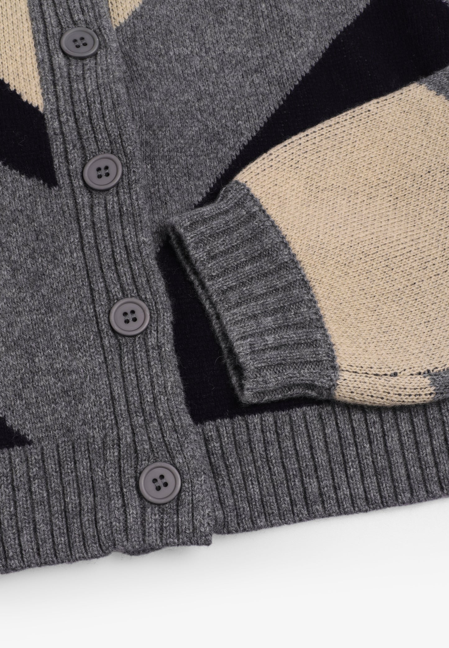 THE TINY BIG SISTER | CARDIGAN BELEN GEOMETRIC