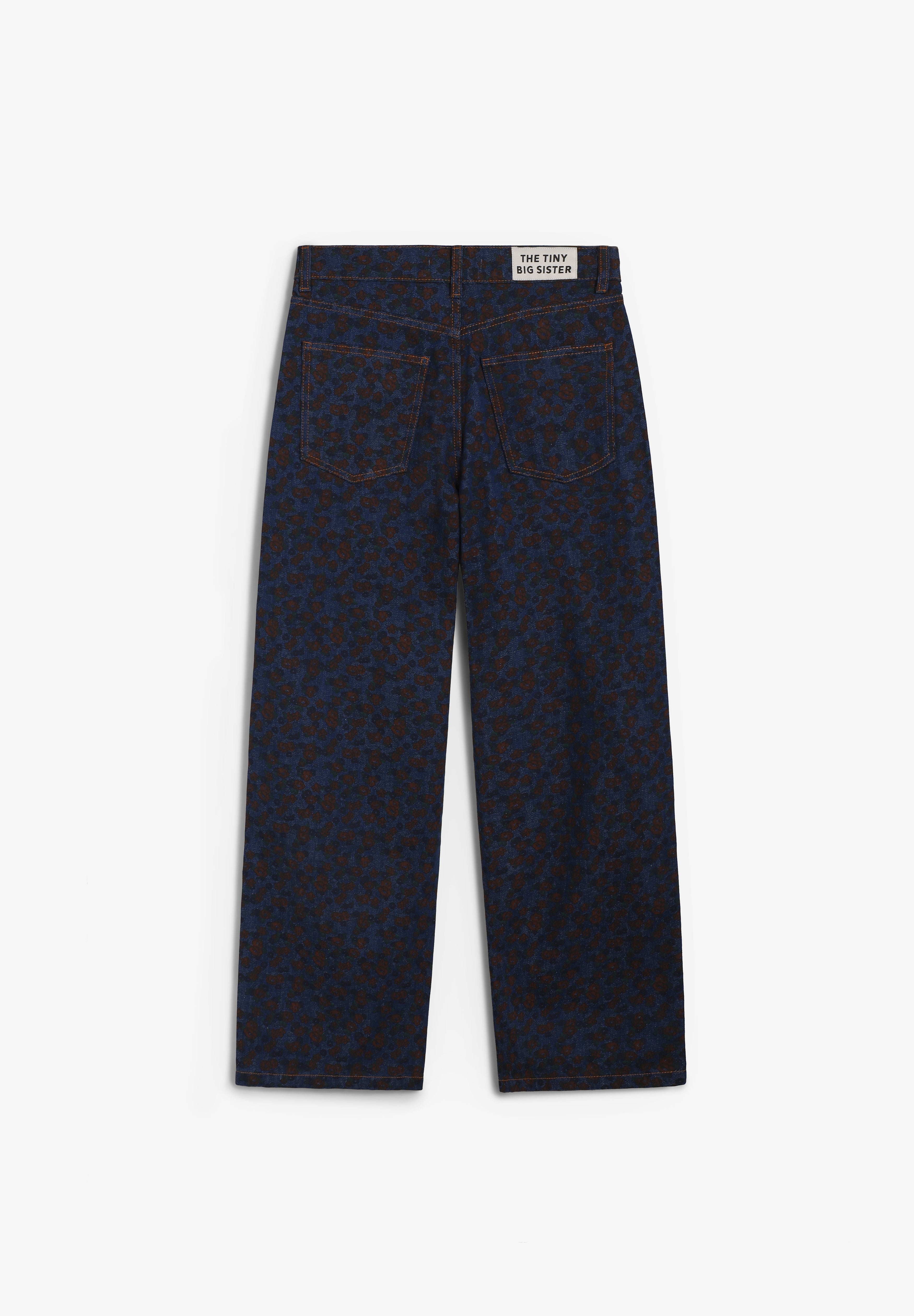 THE TINY BIG SISTER | JEANS BERTA FLOWERS