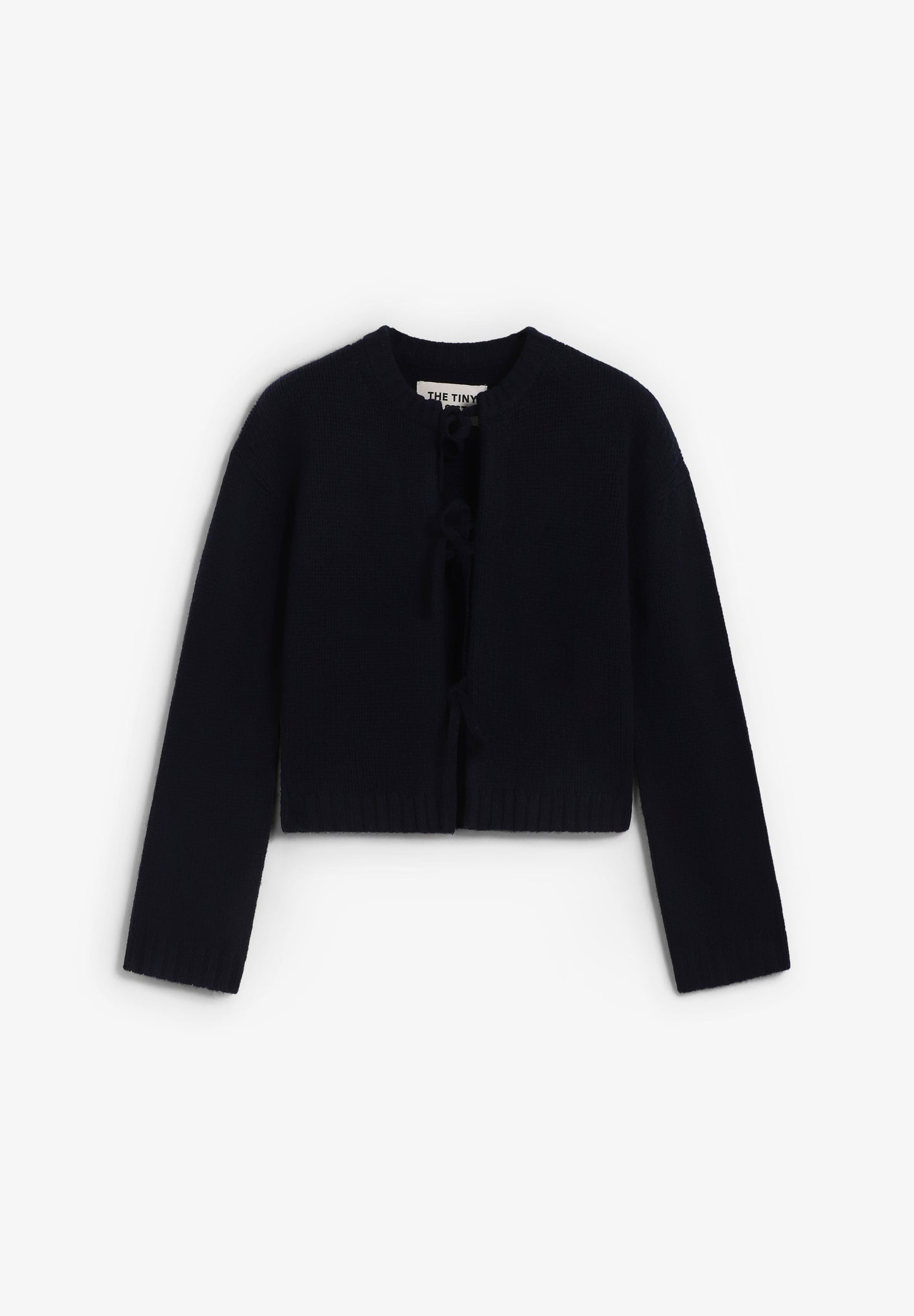 THE TINY BIG SISTER | CARDIGAN TIE DETAIL