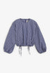 THE TINY BIG SISTER | BLUSA STRIPED PUFF SLEEVES
