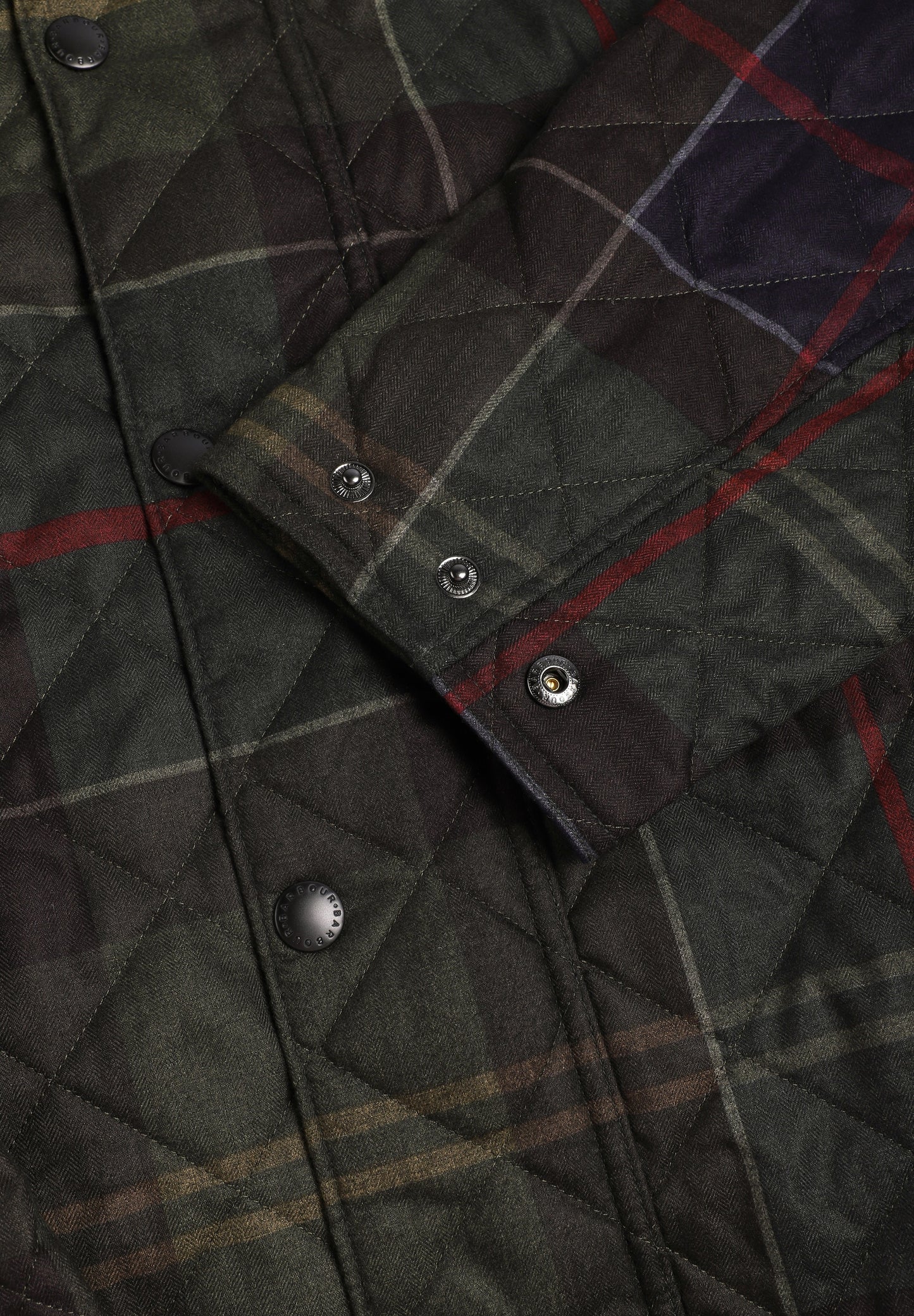 BARBOUR | CARDIGAN ACOLCHADO TARTAN TRANSPORT