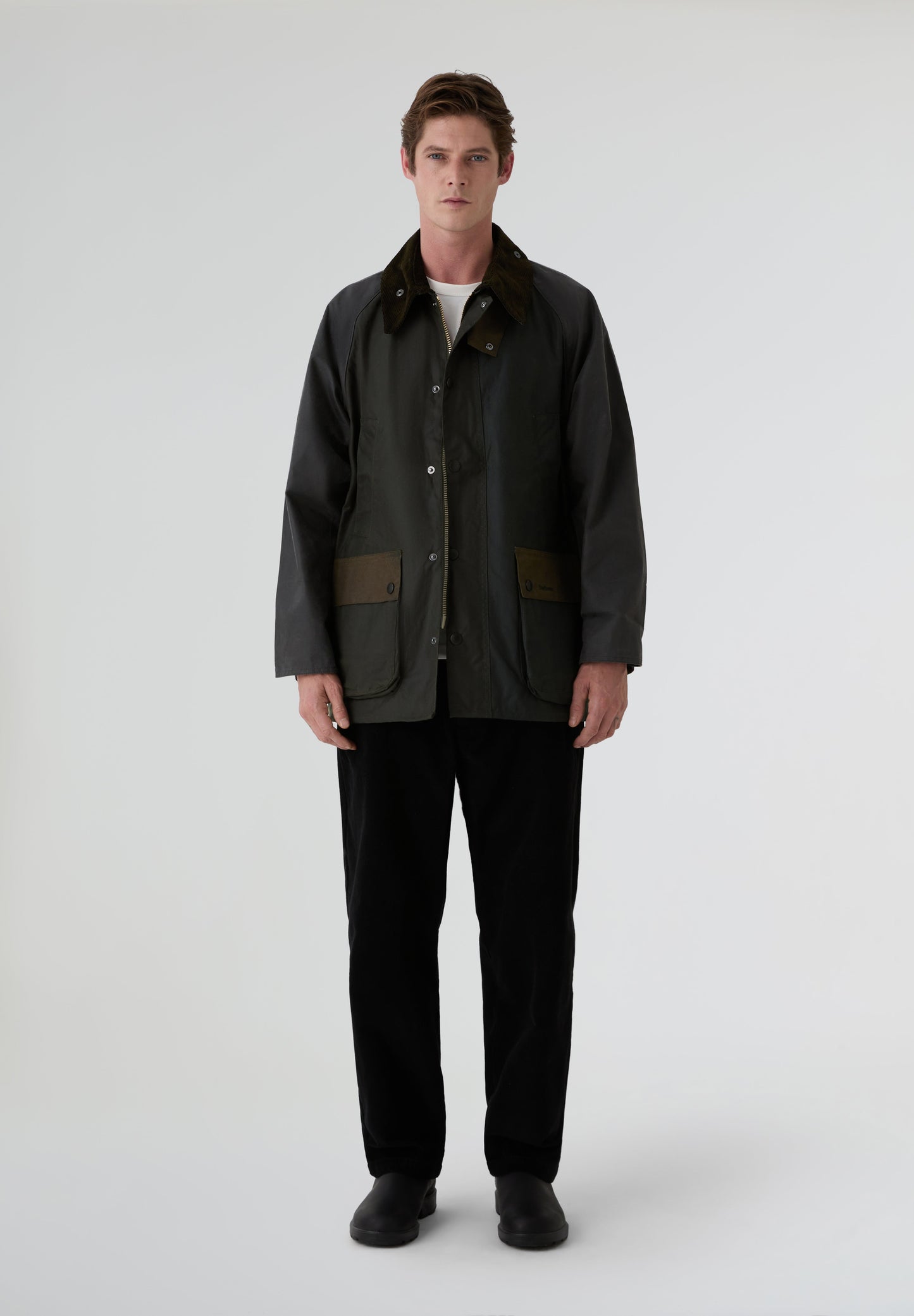 BARBOUR | CARDIGAN ENCERADO BEDALE COM PATCHWORK