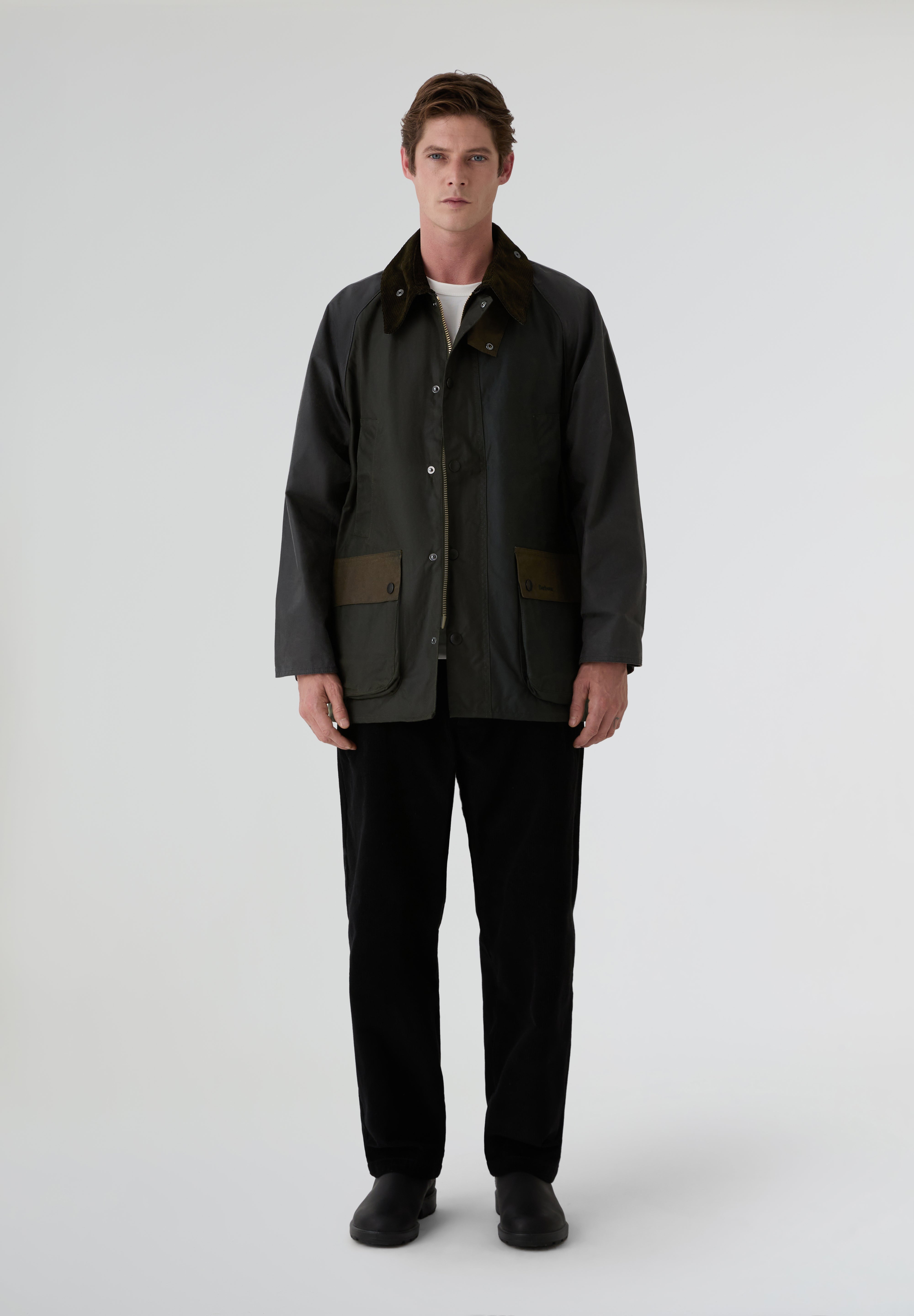 BARBOUR | CARDIGAN ENCERADO BEDALE COM PATCHWORK