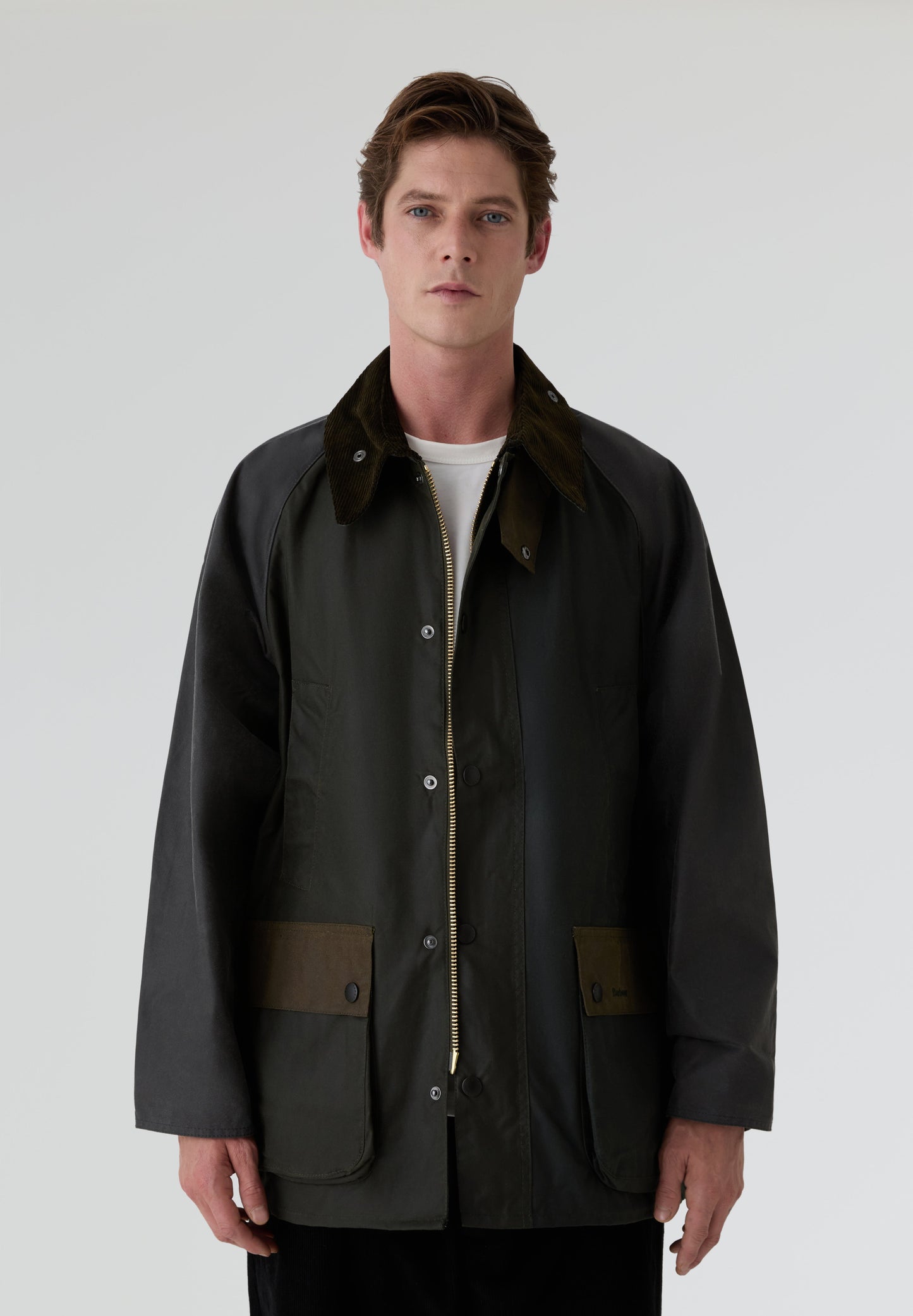 BARBOUR | CARDIGAN ENCERADO BEDALE COM PATCHWORK