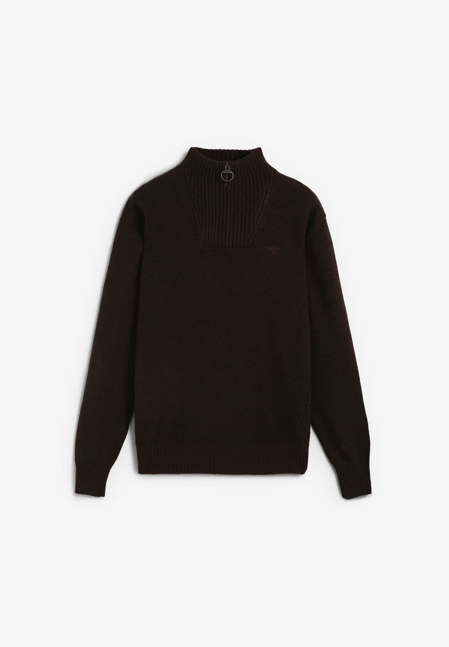 BARBOUR | SWEATER ESSENTIAL DE MEDIA CREMALLERA