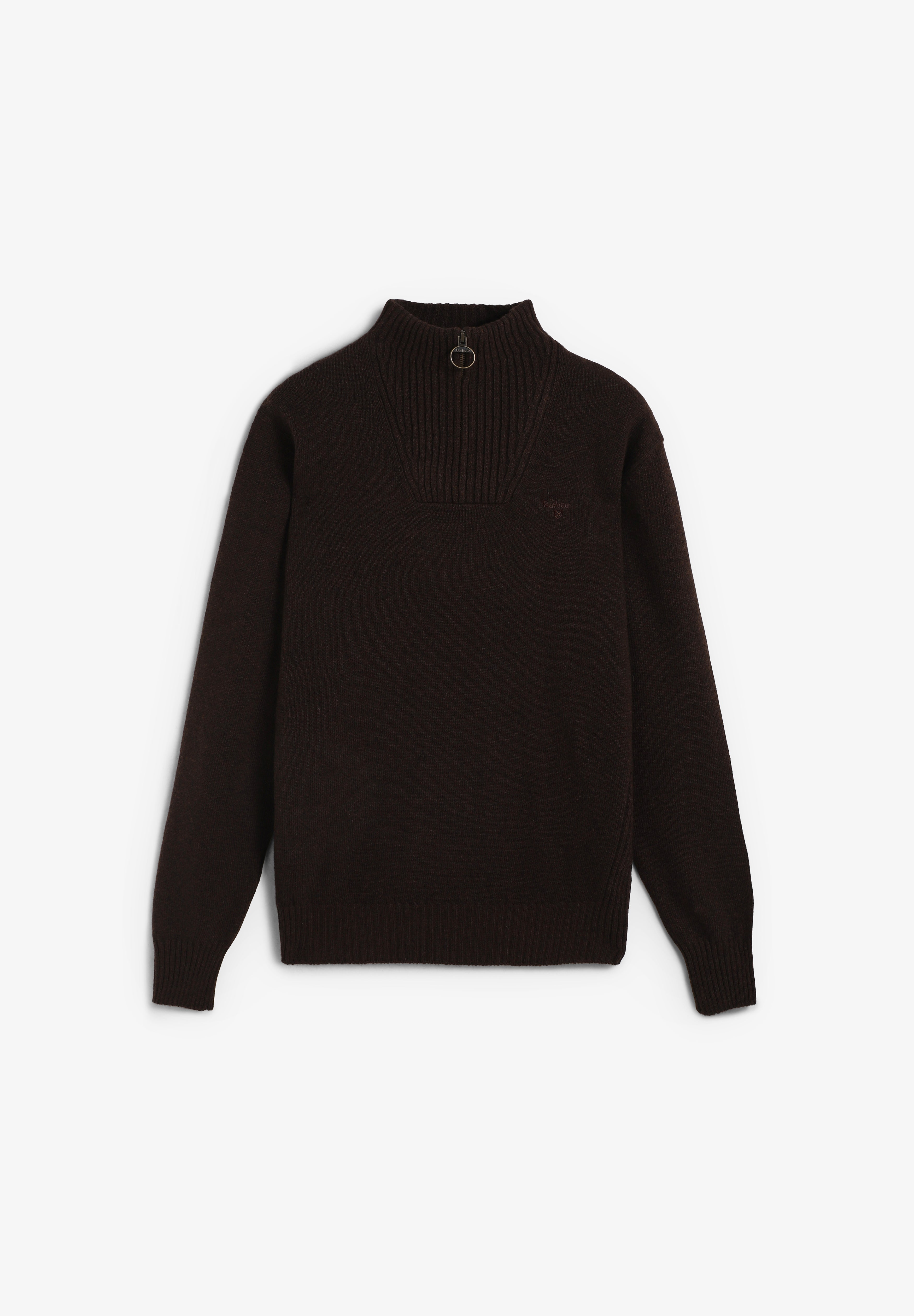 BARBOUR | SWEATER ESSENTIAL DE MEDIA CREMALLERA