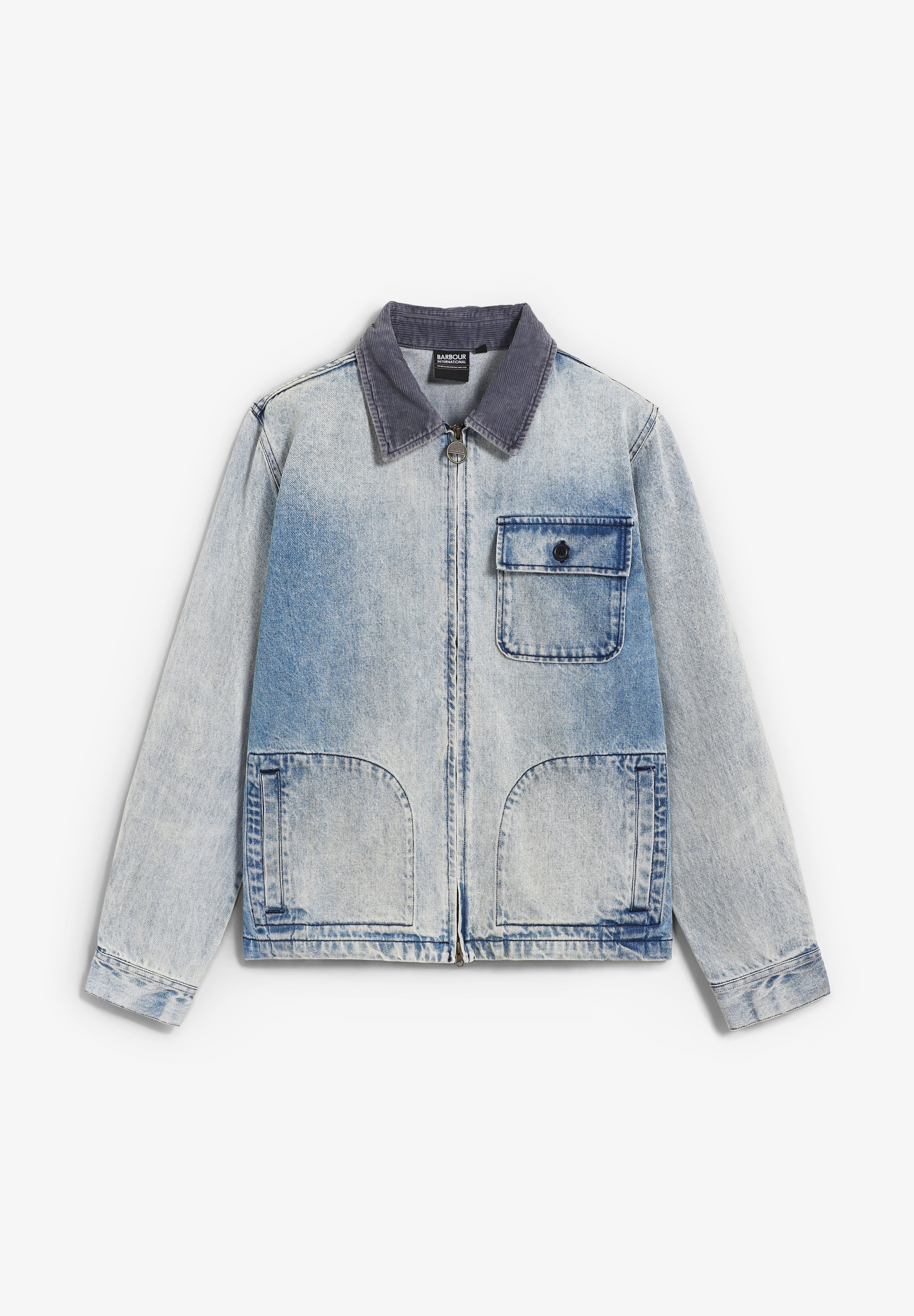BARBOUR INTERNATIONAL | CAMISA COMPRIDA METEOR WASHED DENIM