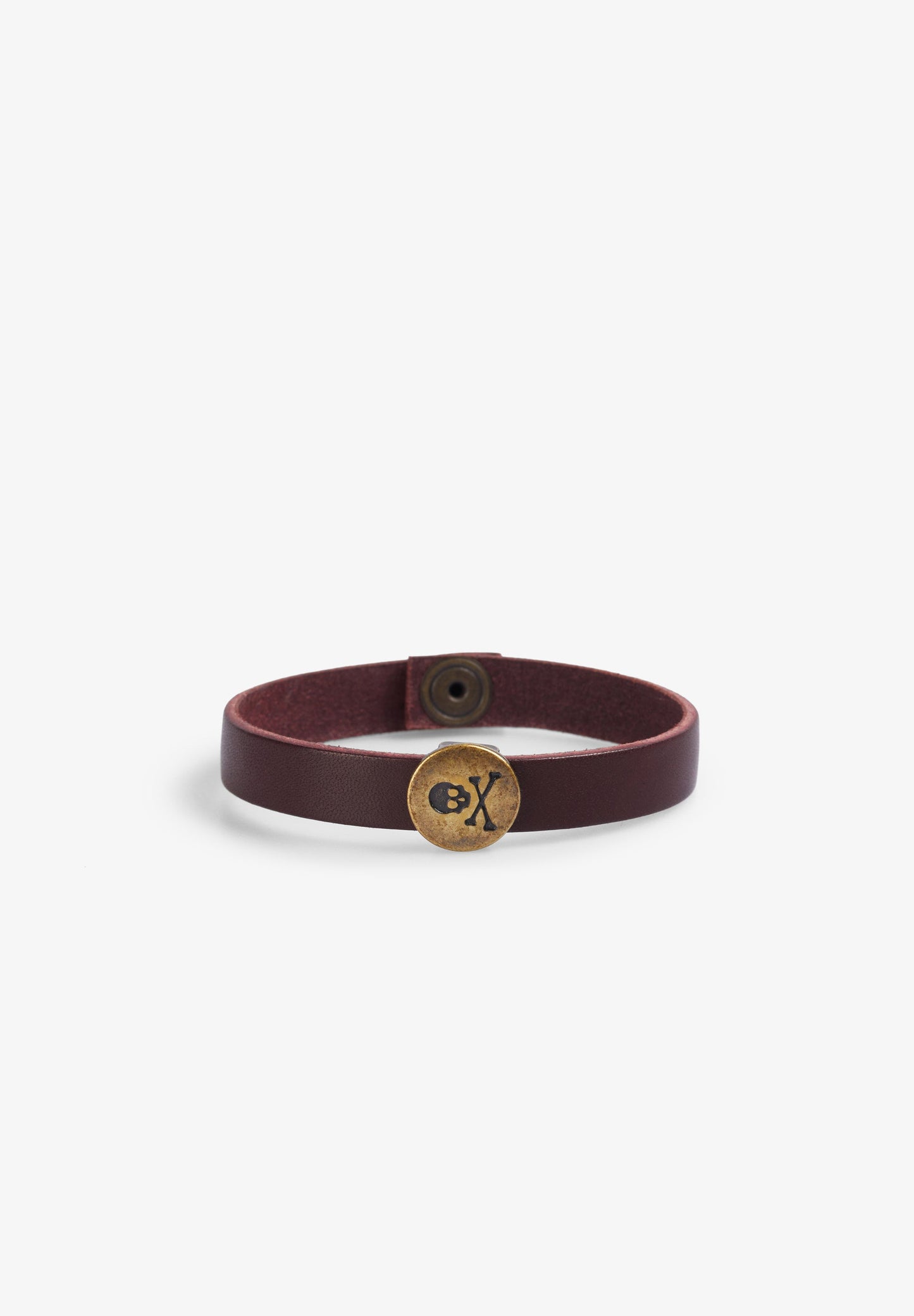 PULSEIRA 100% PELE COM SKULL