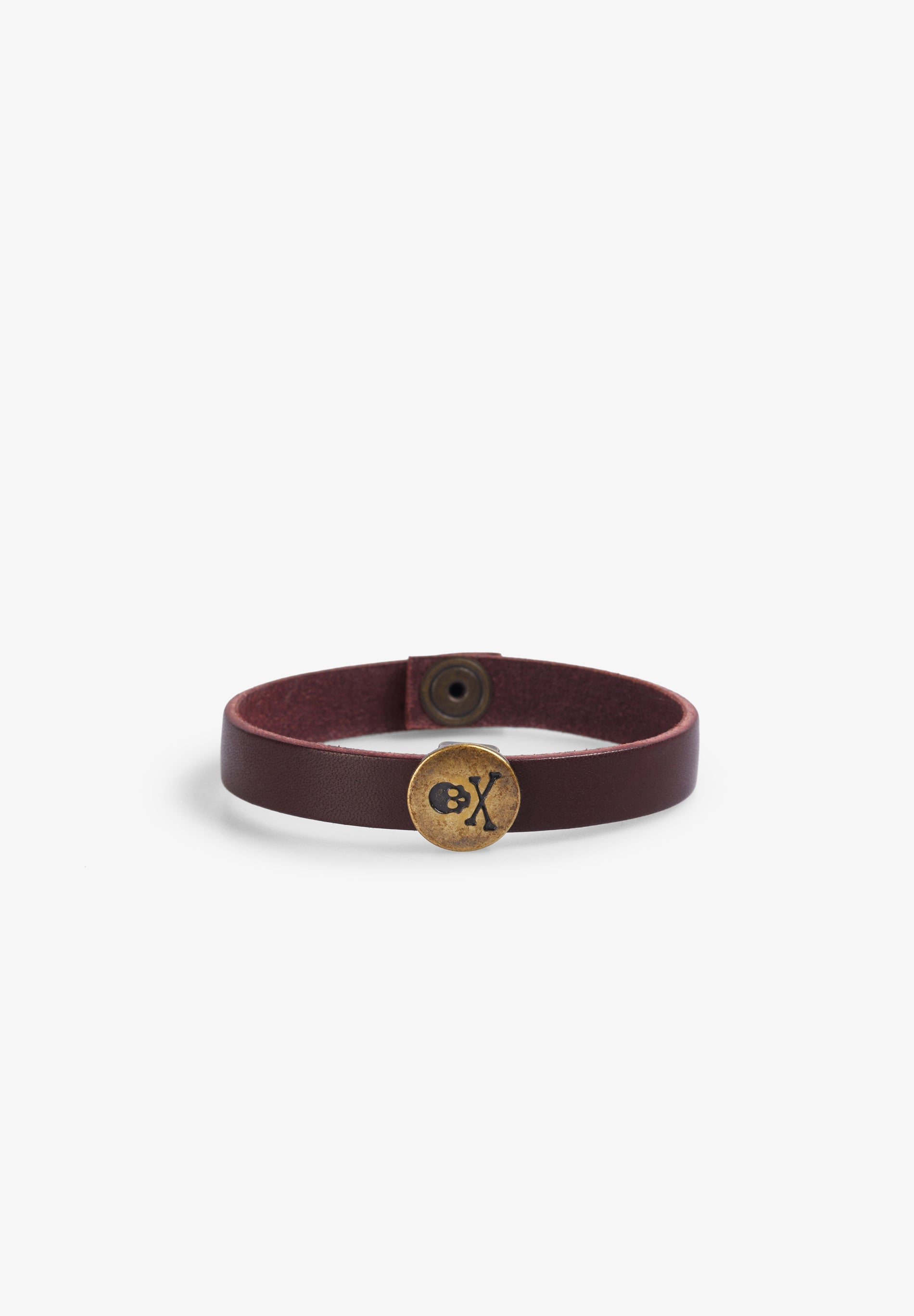 PULSEIRA 100% PELE COM SKULL