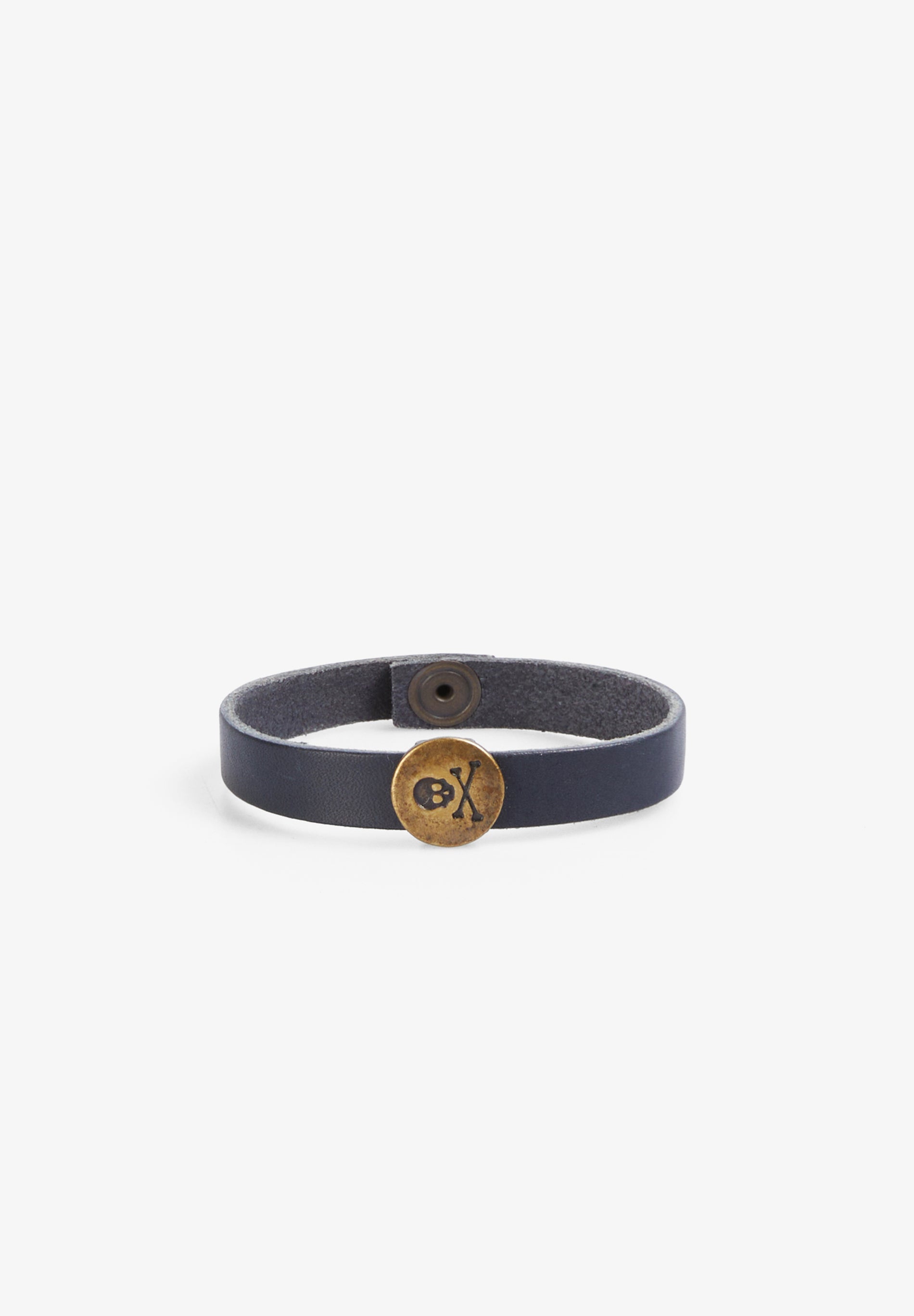 PULSEIRA 100% PELE COM SKULL