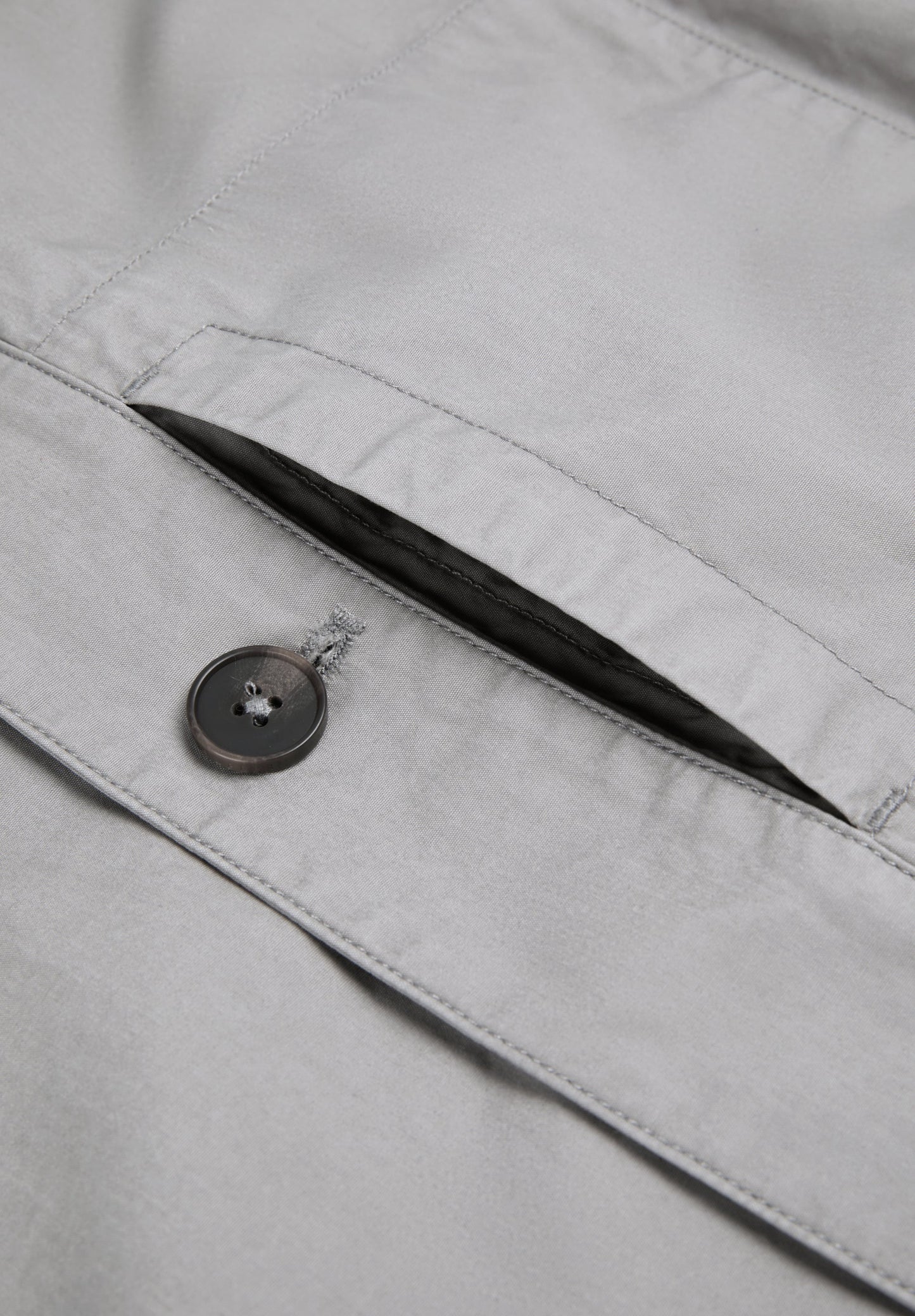 CAMISA COMPRIDA DE ALGODÃO COM BOLSOS