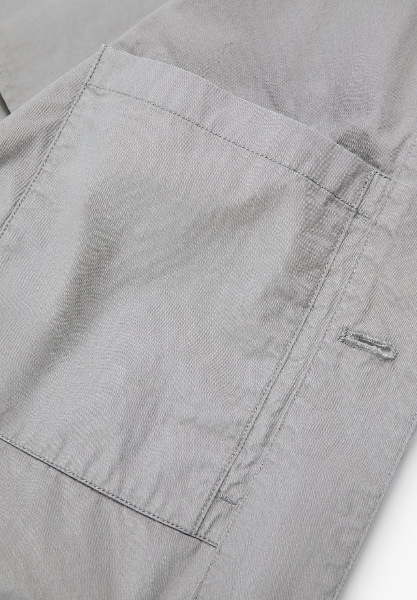 CAMISA COMPRIDA DE ALGODÃO COM BOLSOS