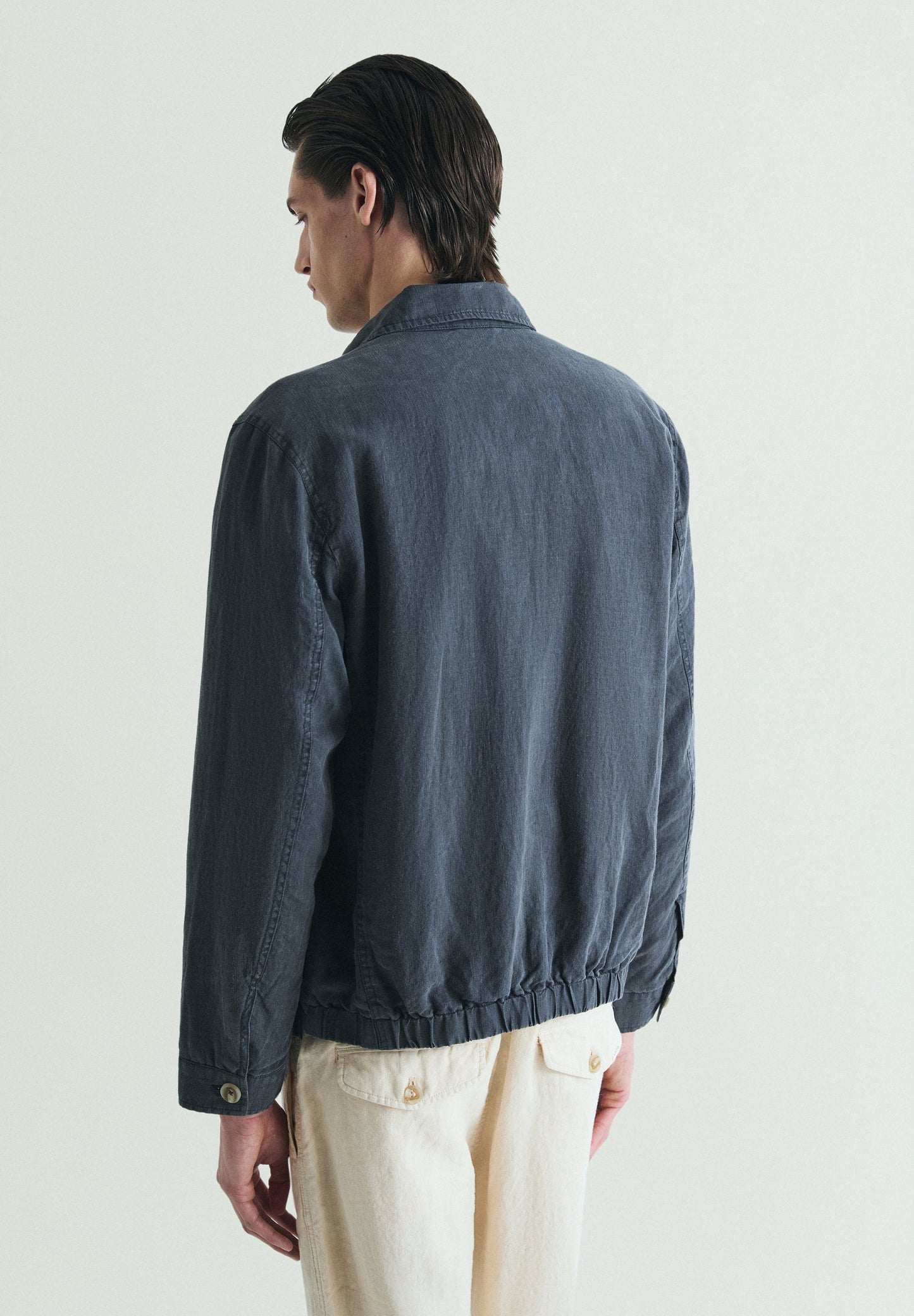 CARDIGAN BOMBER DE LINHO