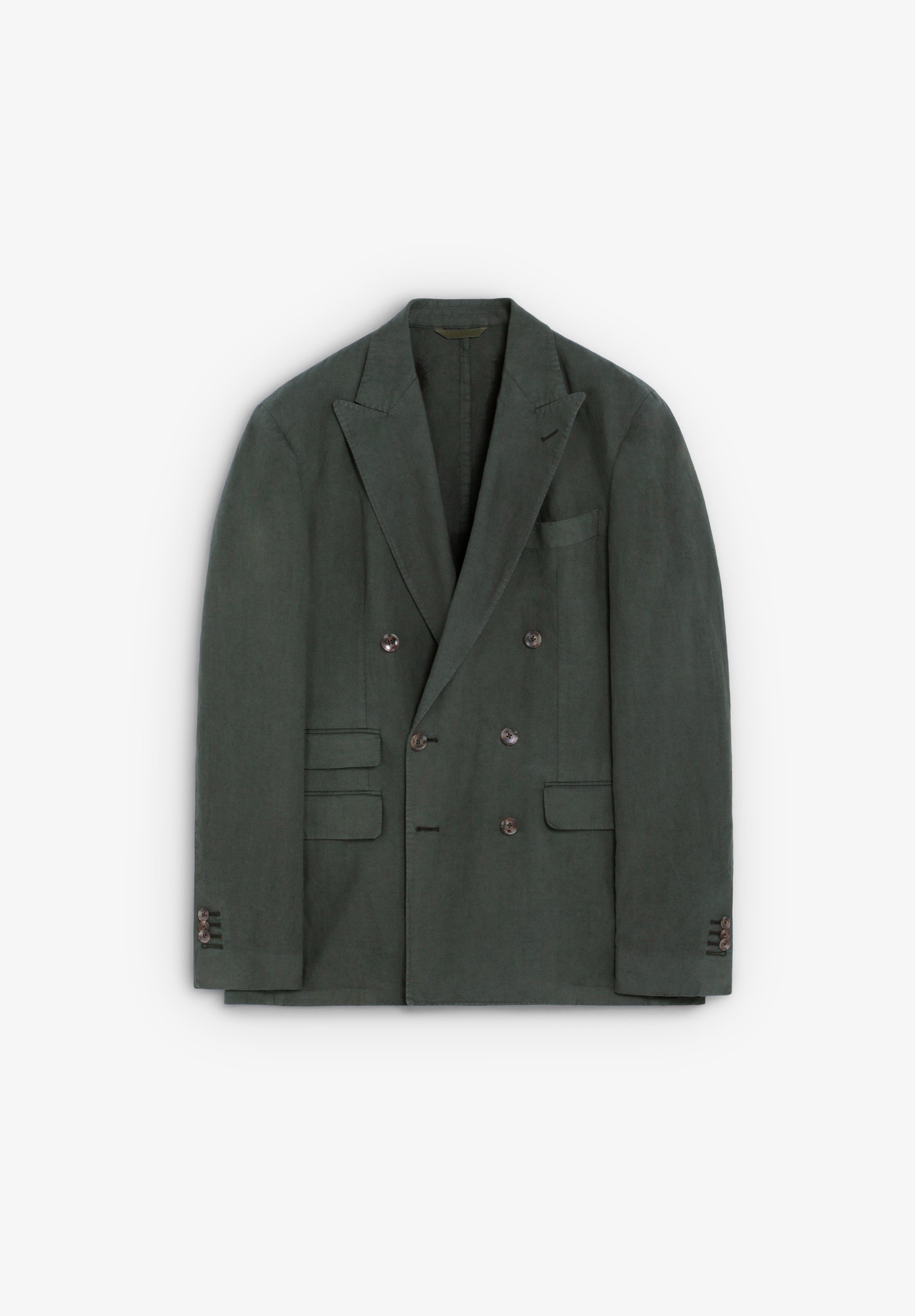 BLAZER CRUZADO DE FATO EM LINHO