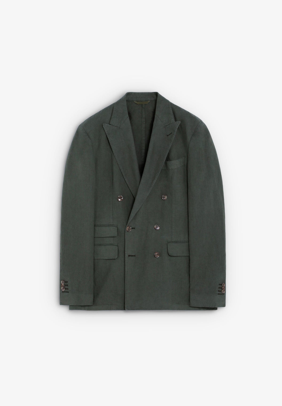 BLAZER CRUZADO DE FATO EM LINHO