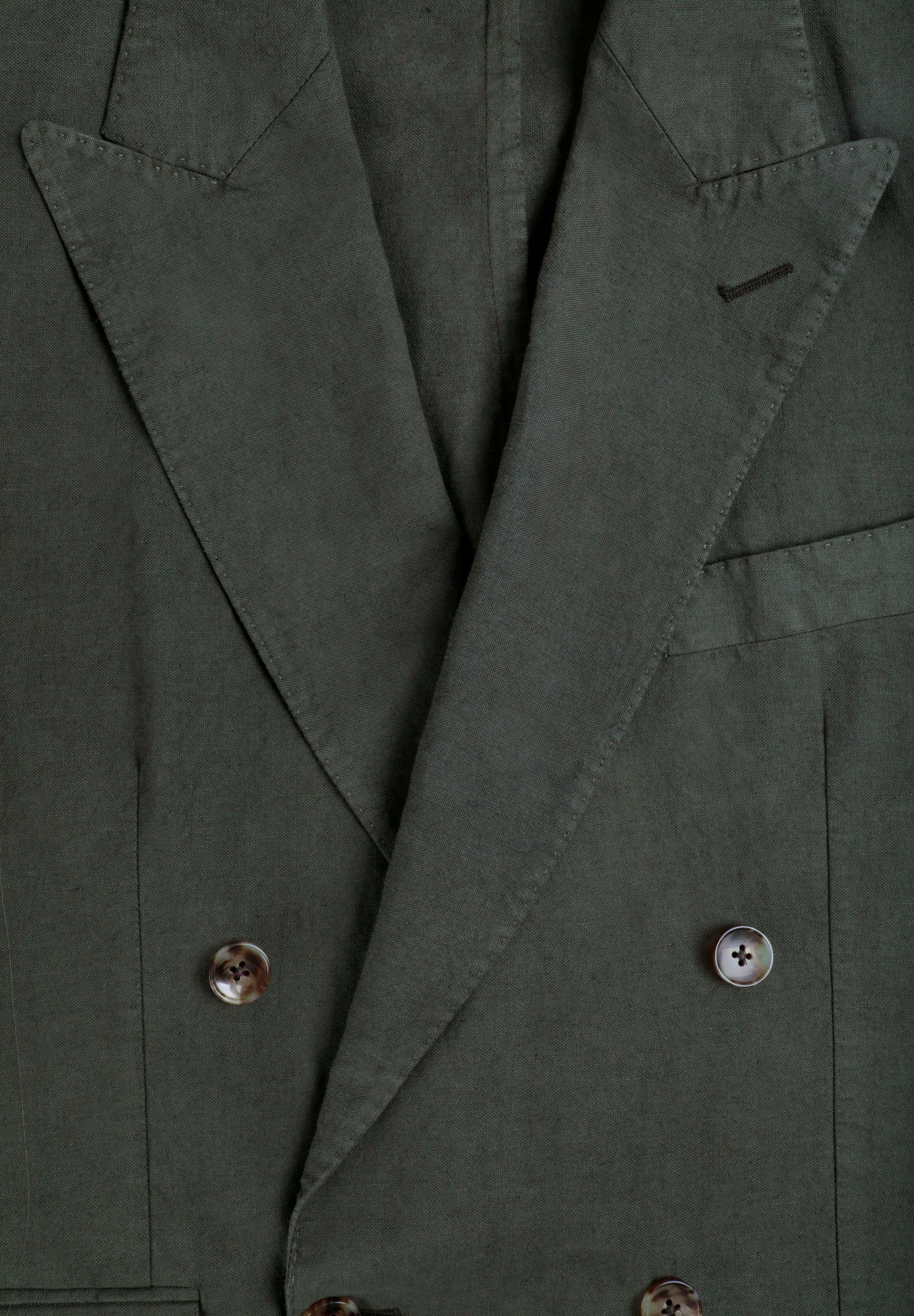 BLAZER CRUZADO DE FATO EM LINHO
