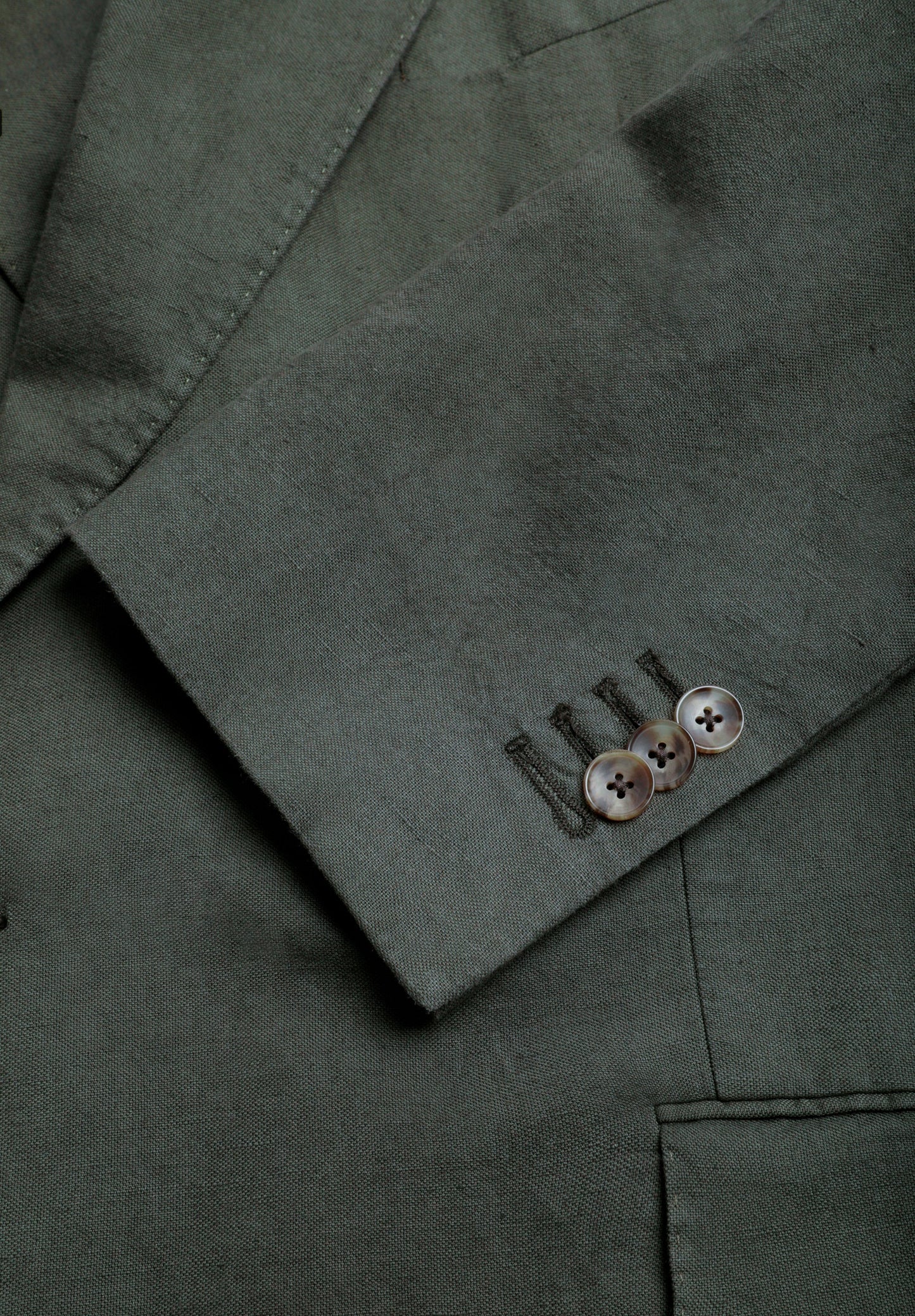 BLAZER CRUZADO DE FATO EM LINHO