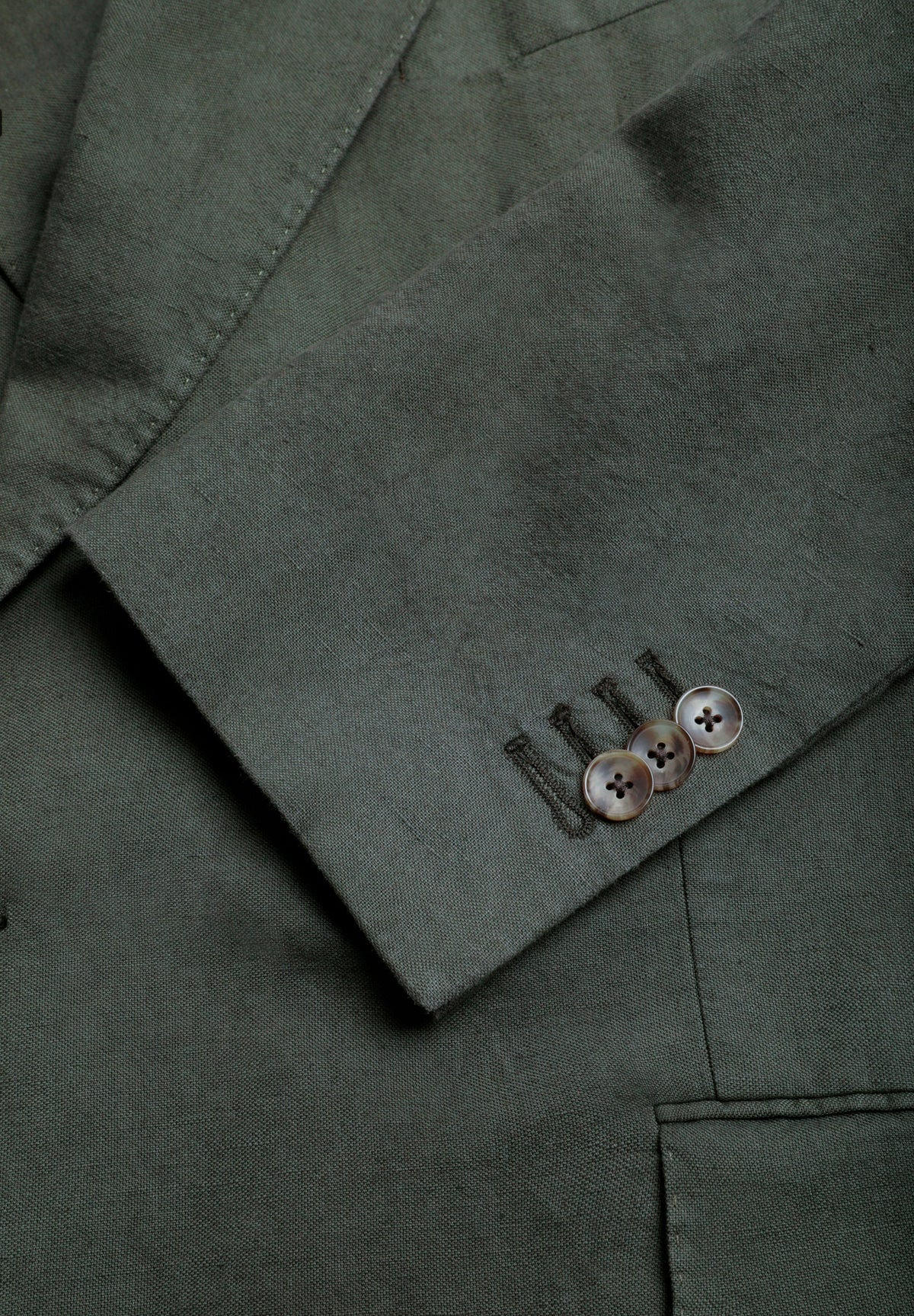 BLAZER CRUZADO DE FATO EM LINHO