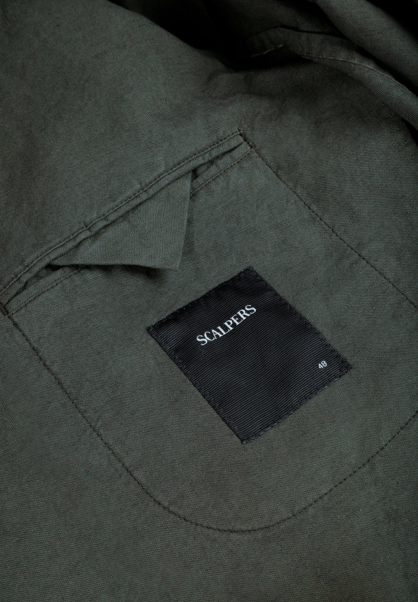 BLAZER CRUZADO DE FATO EM LINHO