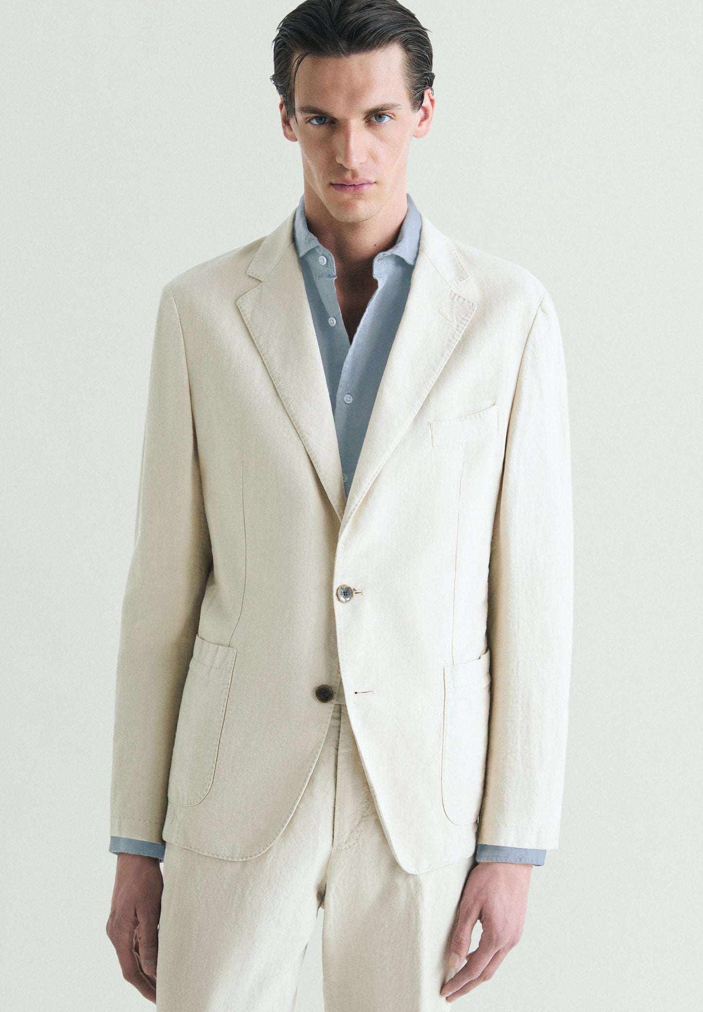 BLAZER DE FATO EM LINHO