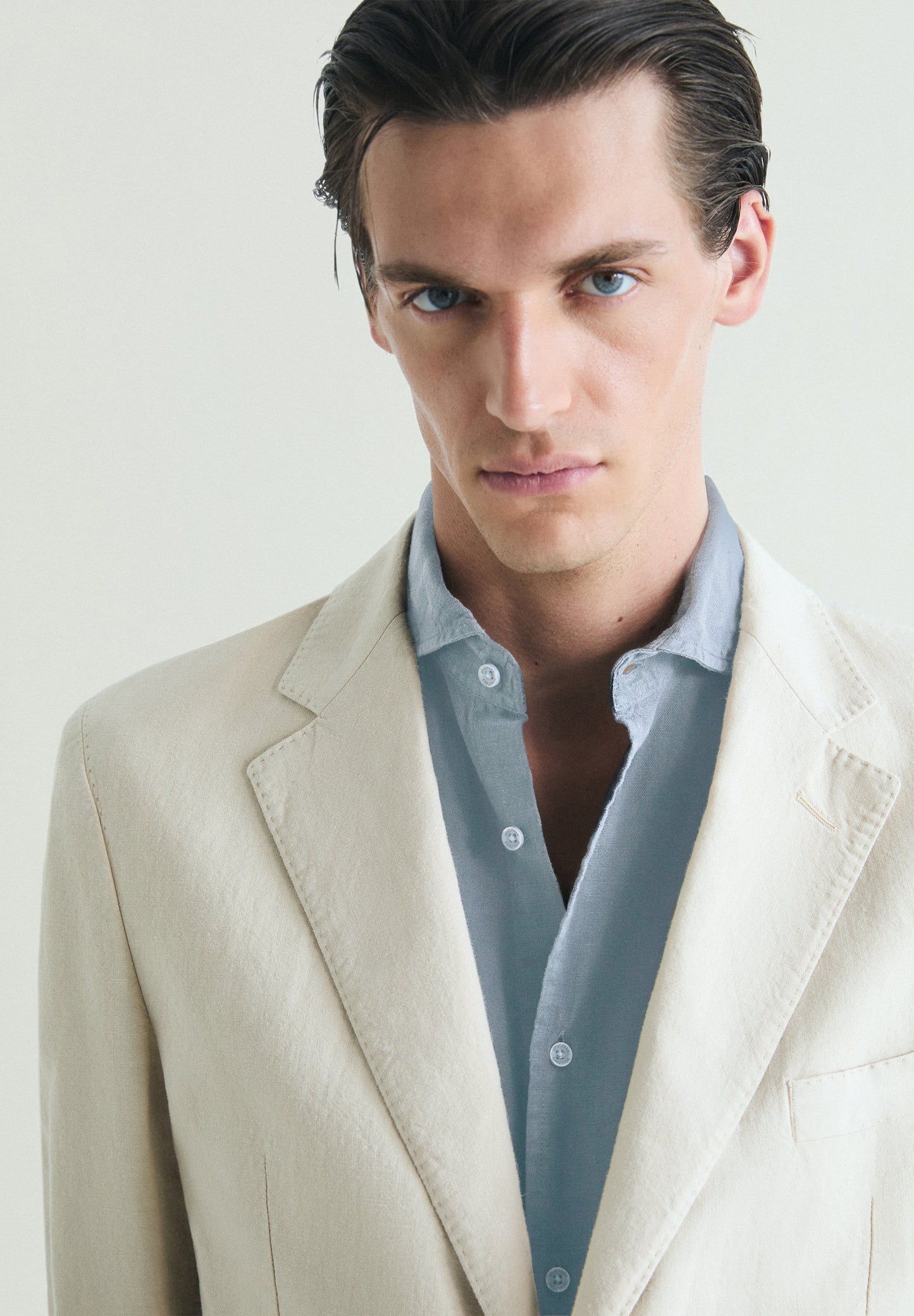 BLAZER DE FATO EM LINHO