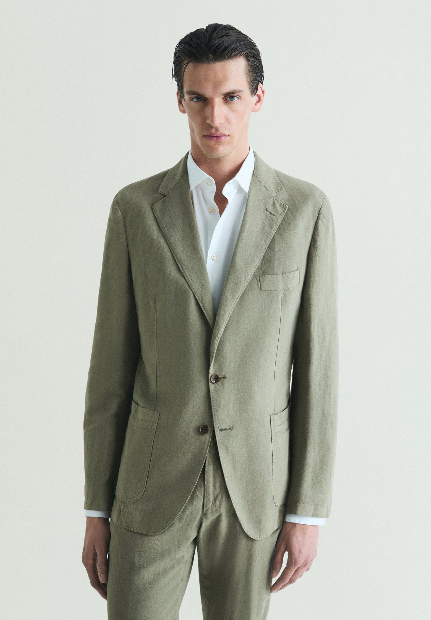 BLAZER DE FATO EM LINHO