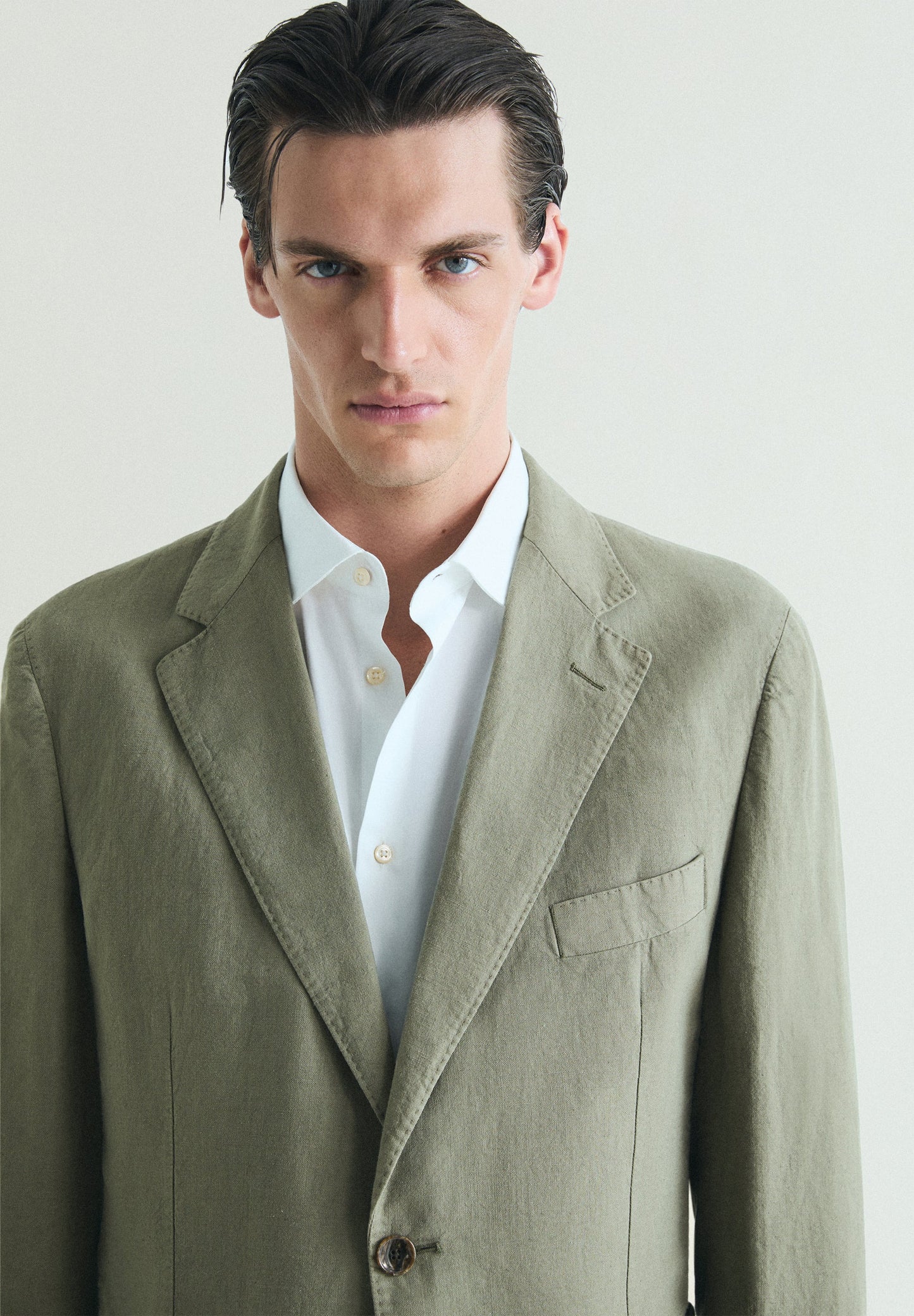 BLAZER DE FATO EM LINHO