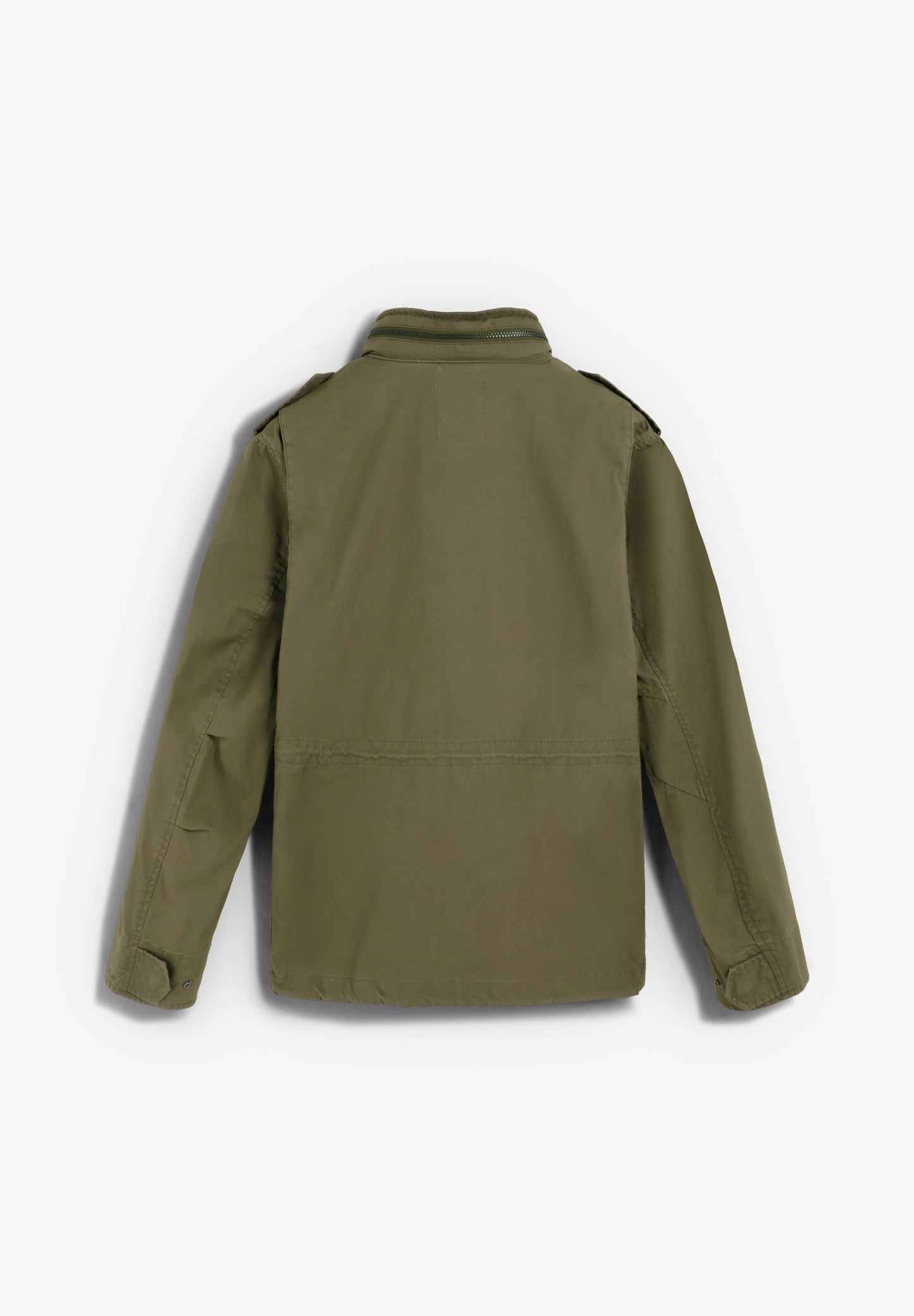 CARDIGAN MILITAR COM CAPUZ OCULTO