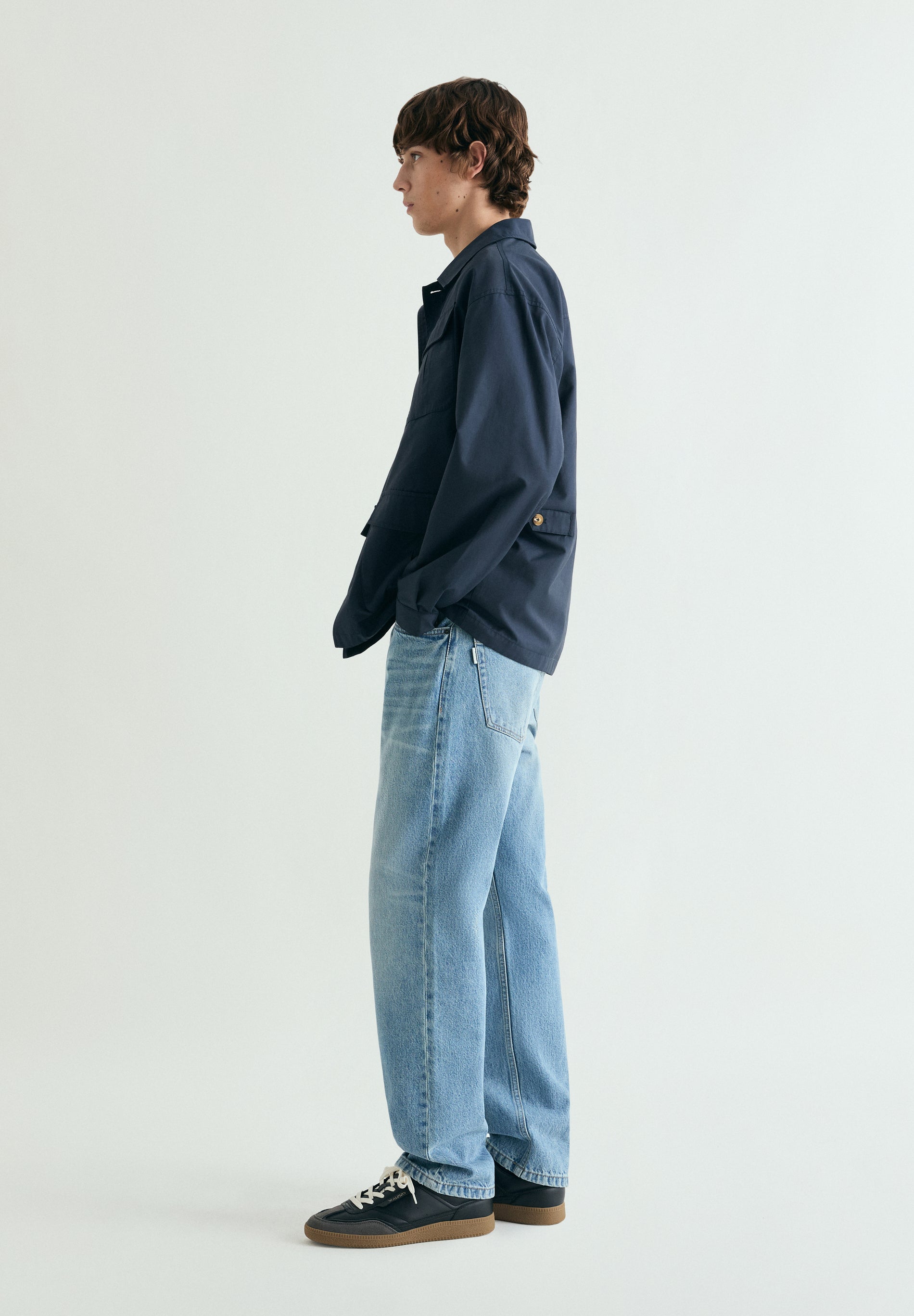 CARDIGAN MILITAR AZUL-MARINHO