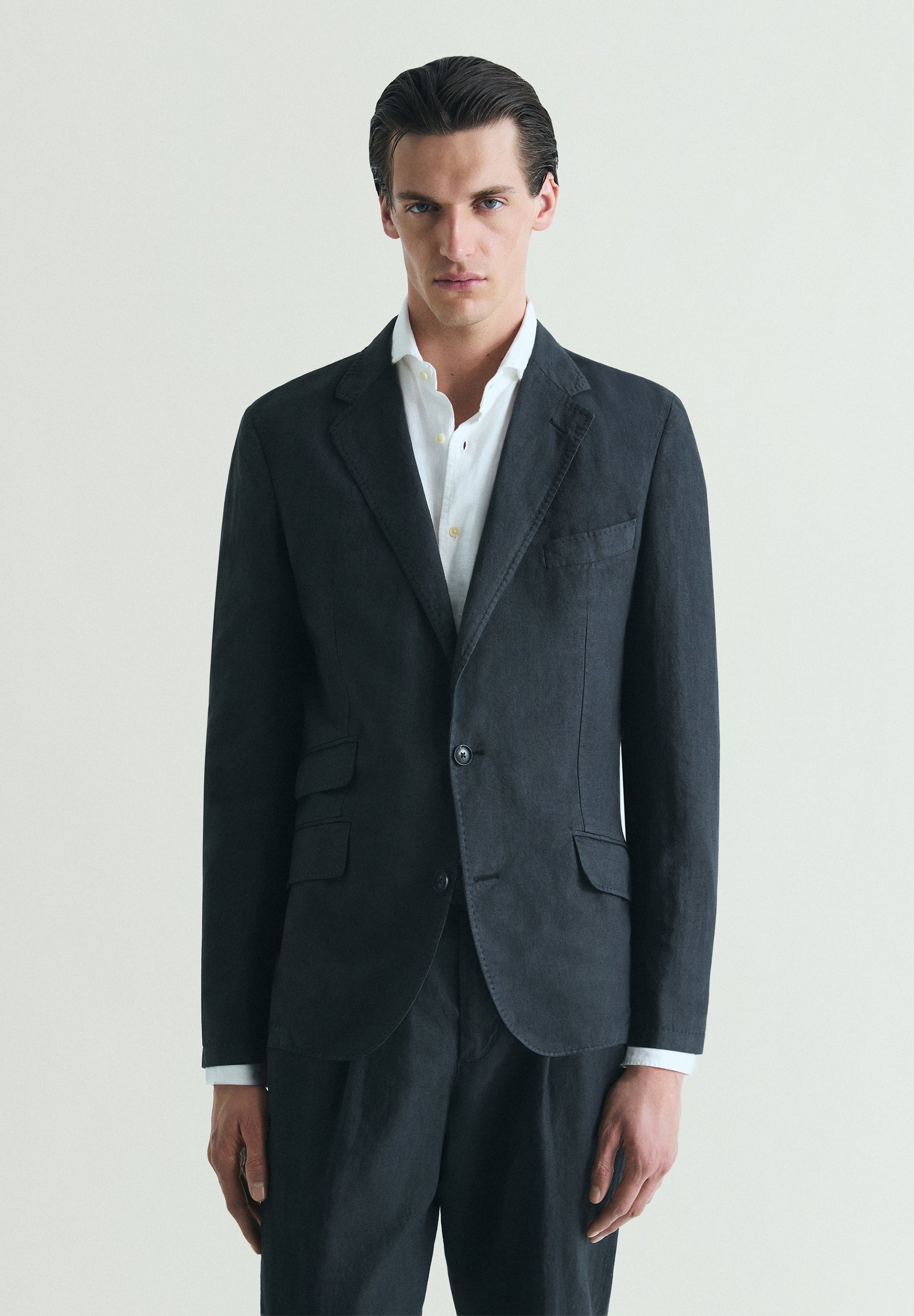 BLAZER DE FATO EM LINHO