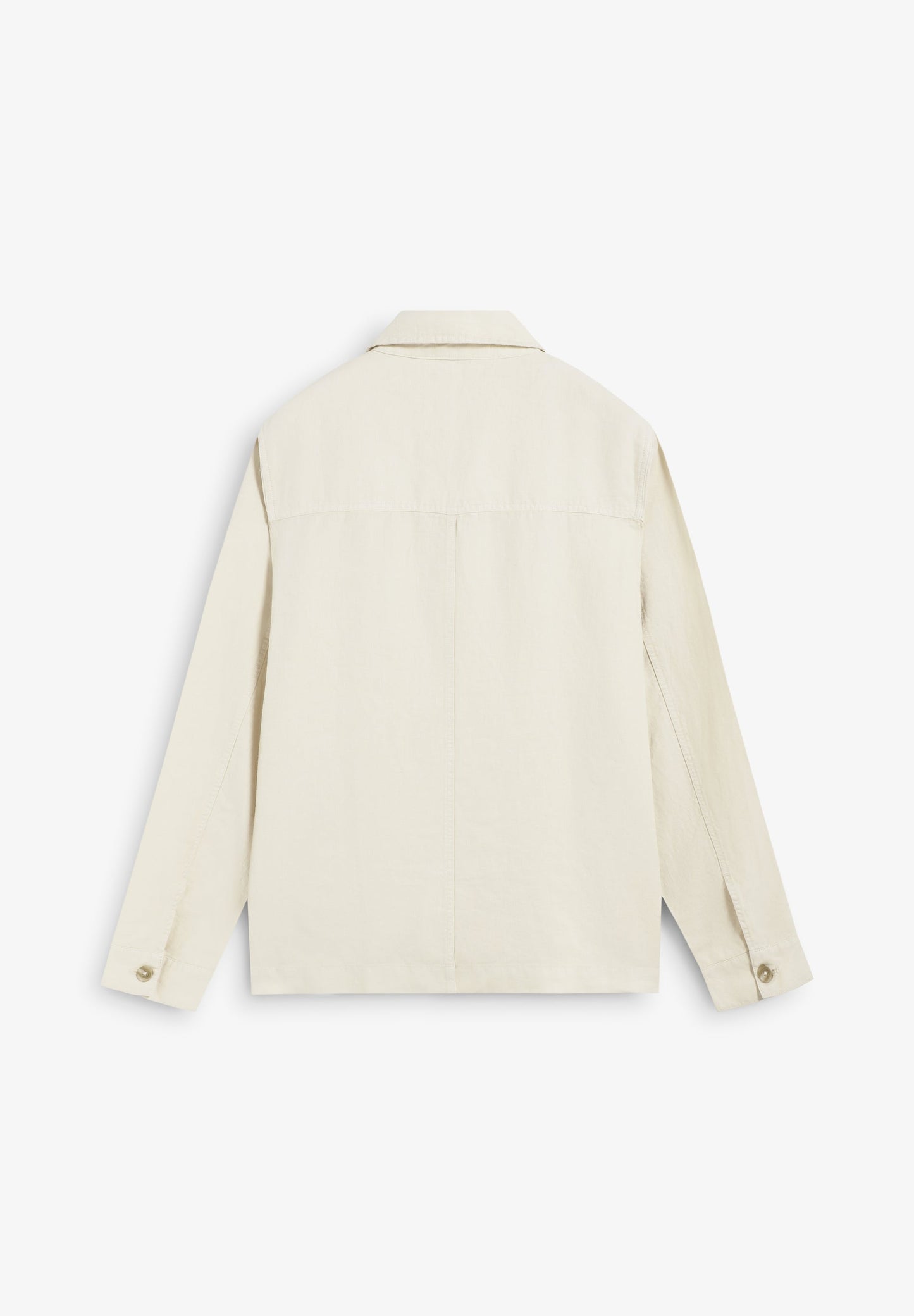 CAMISA COMPRIDA EM LINHO COM BOLSOS