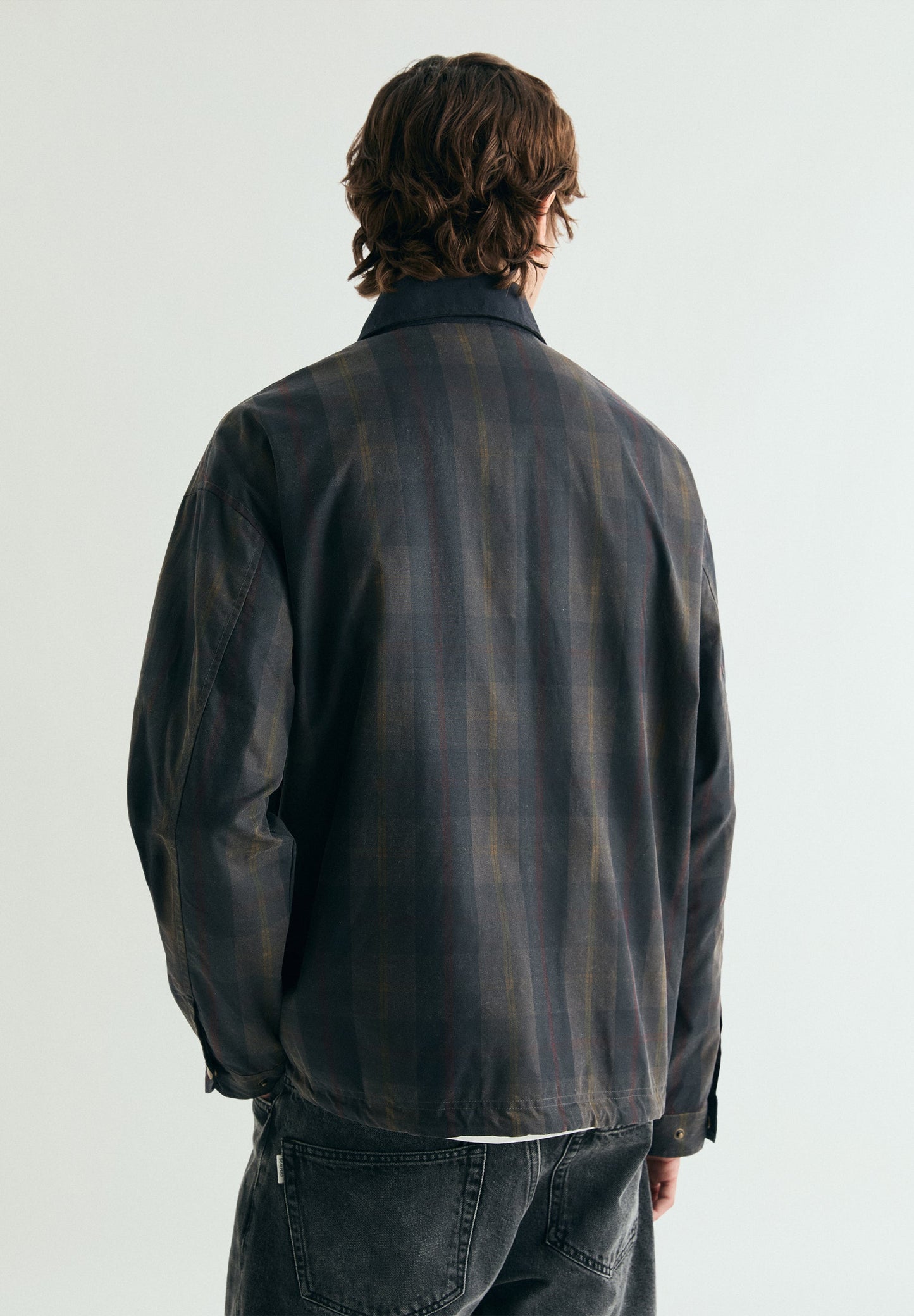 CARDIGAN ENCERADO XADREZ