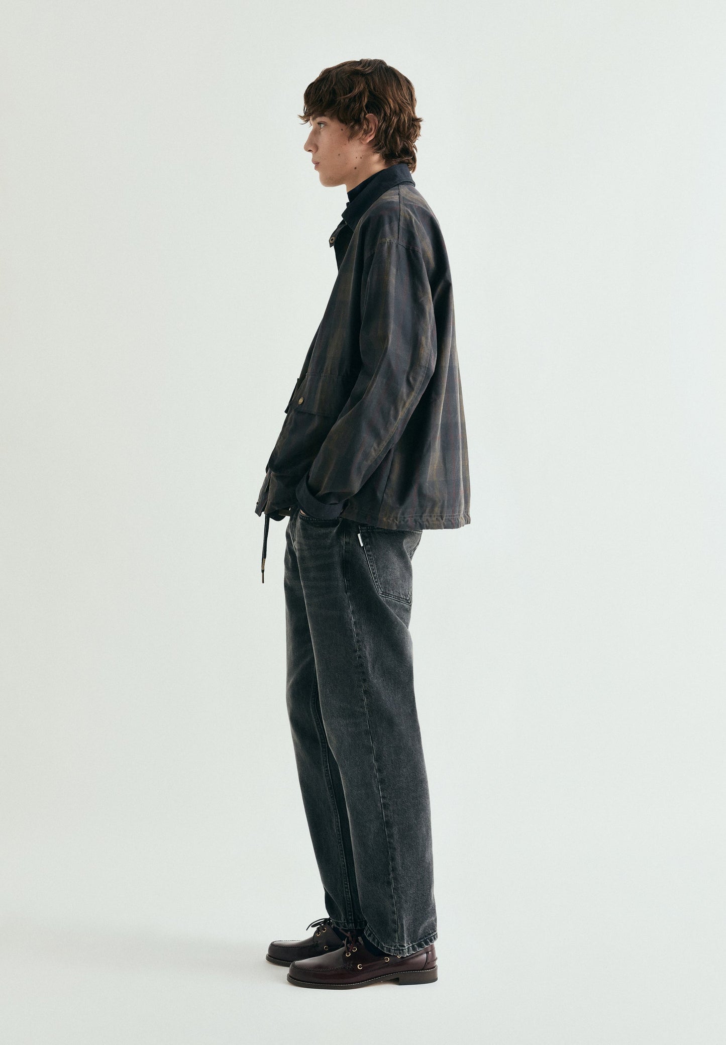 CARDIGAN ENCERADO XADREZ