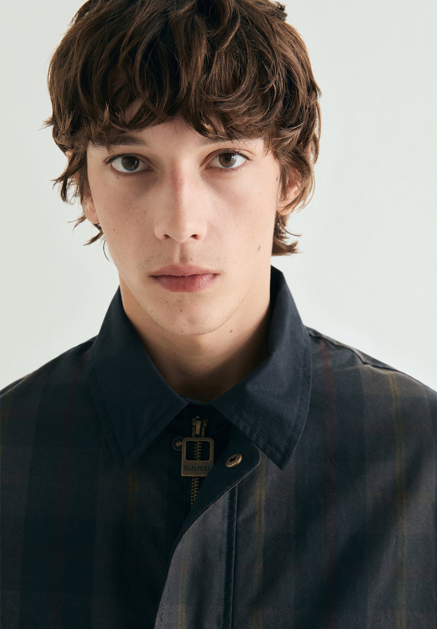 CARDIGAN ENCERADO XADREZ