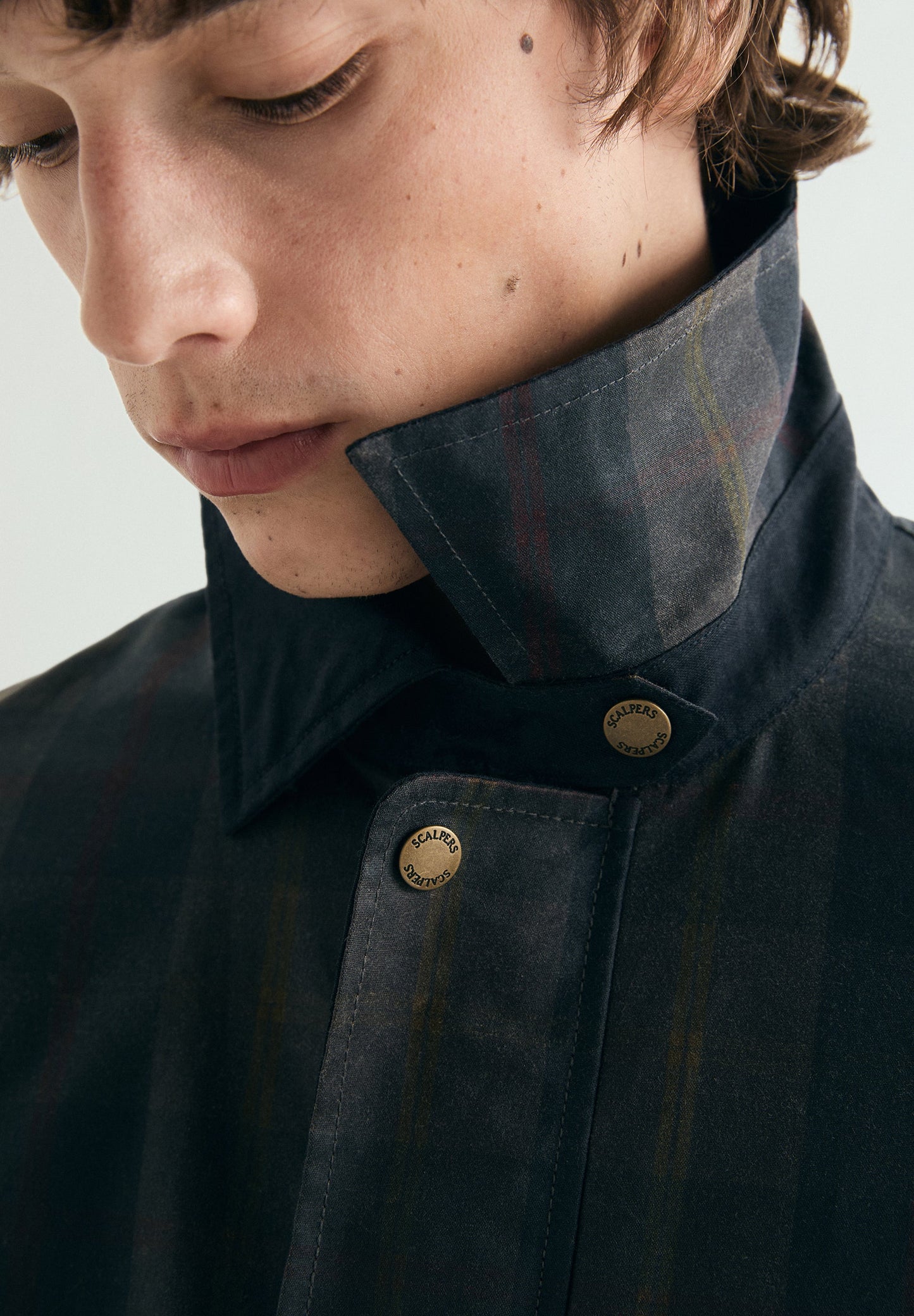 CARDIGAN ENCERADO XADREZ