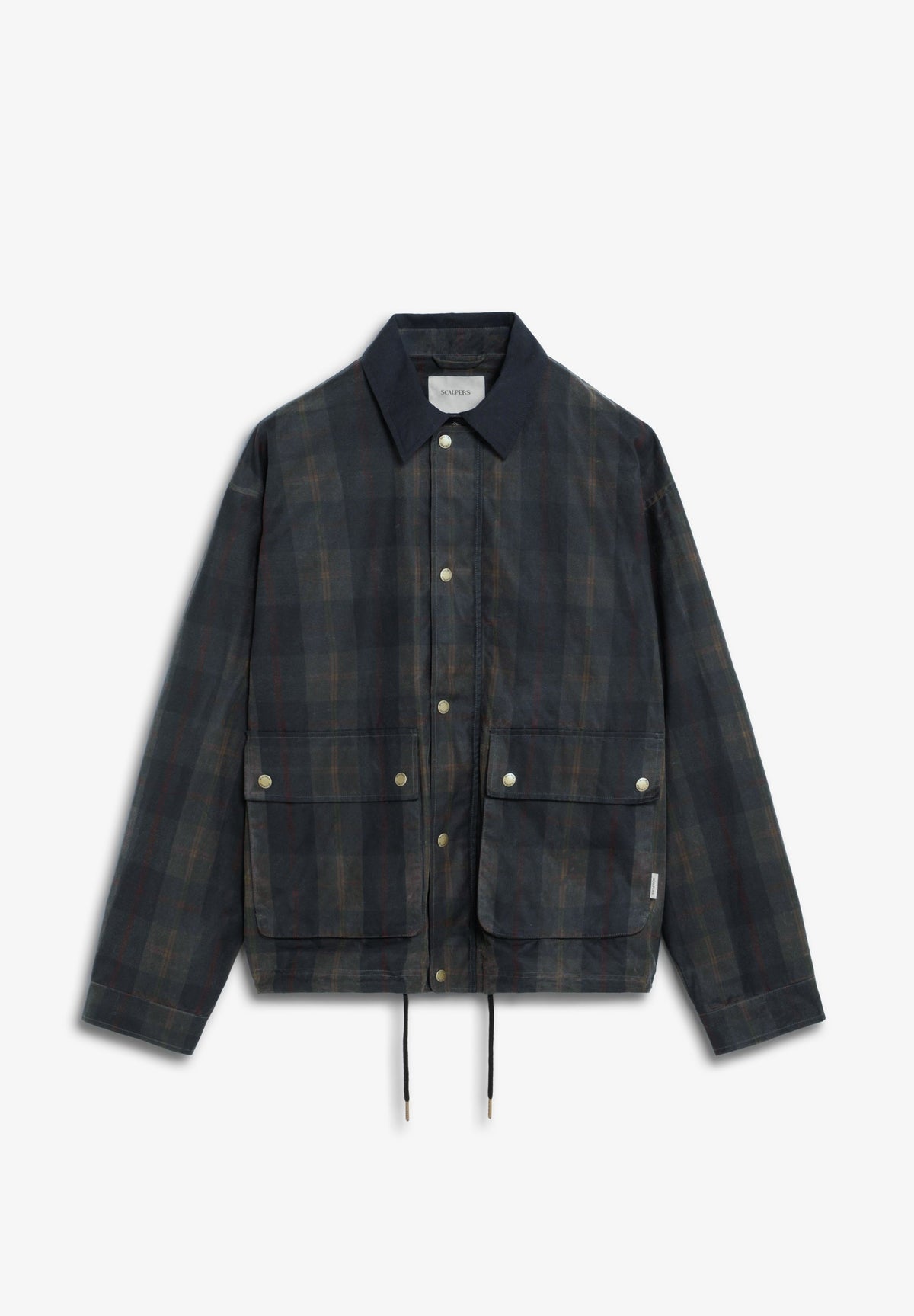 CARDIGAN ENCERADO XADREZ