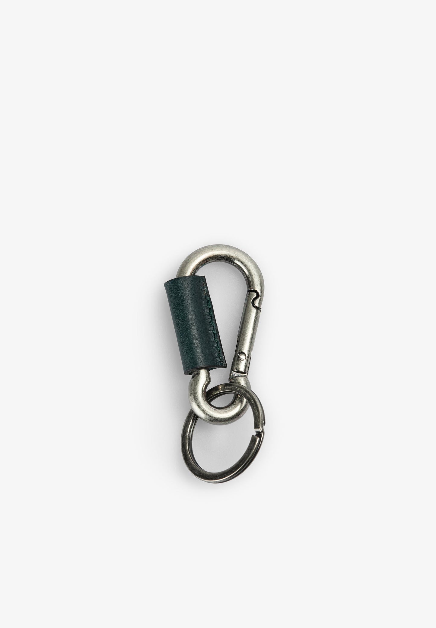 PORTA-CHAVES EM PELE COM MOSQUETÃO