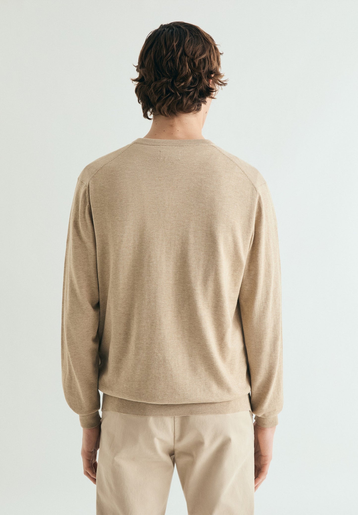 SWEATER SUPIMA BORDADA NO TOM