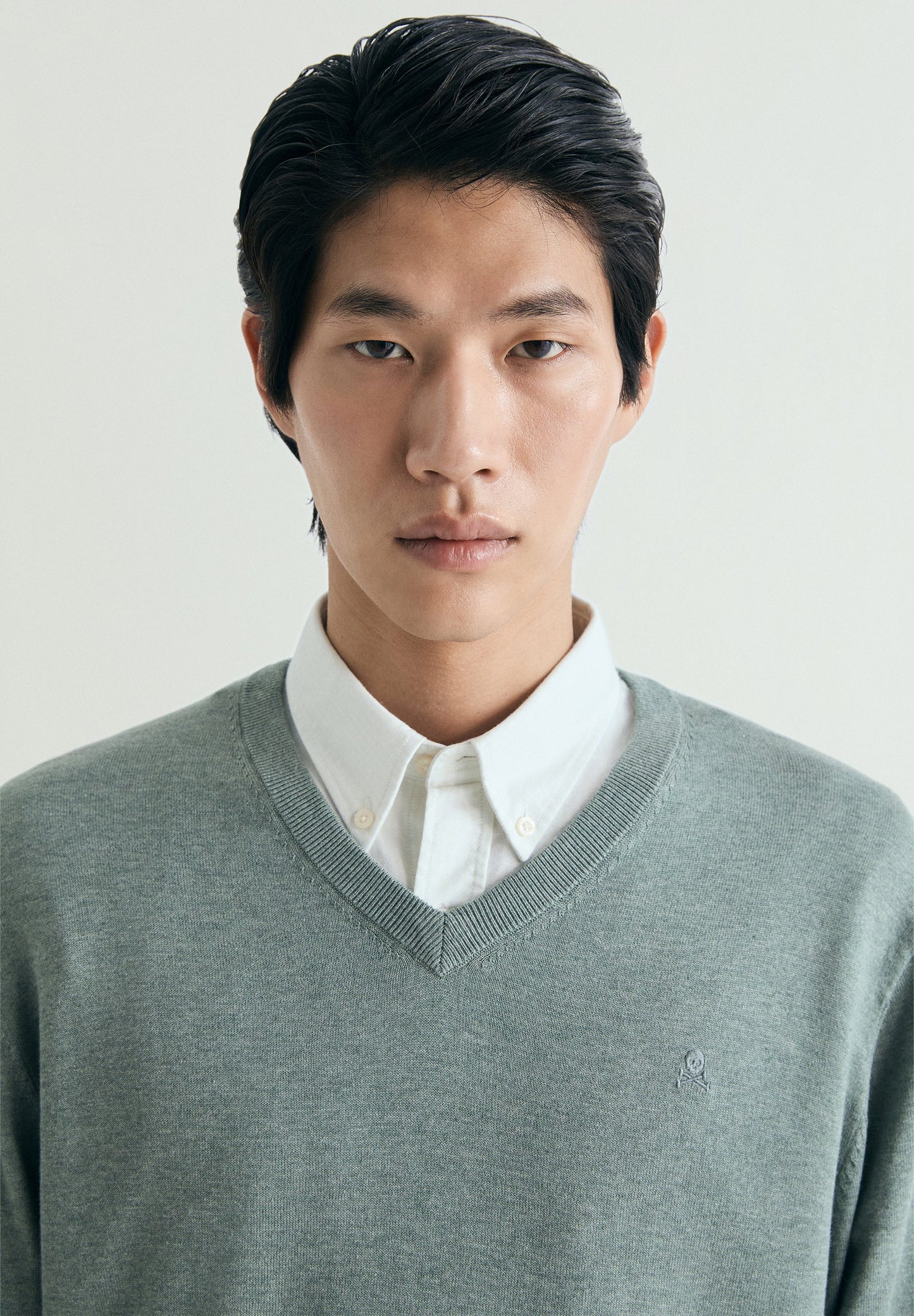 SWEATER SUPIMA BORDADA NO TOM