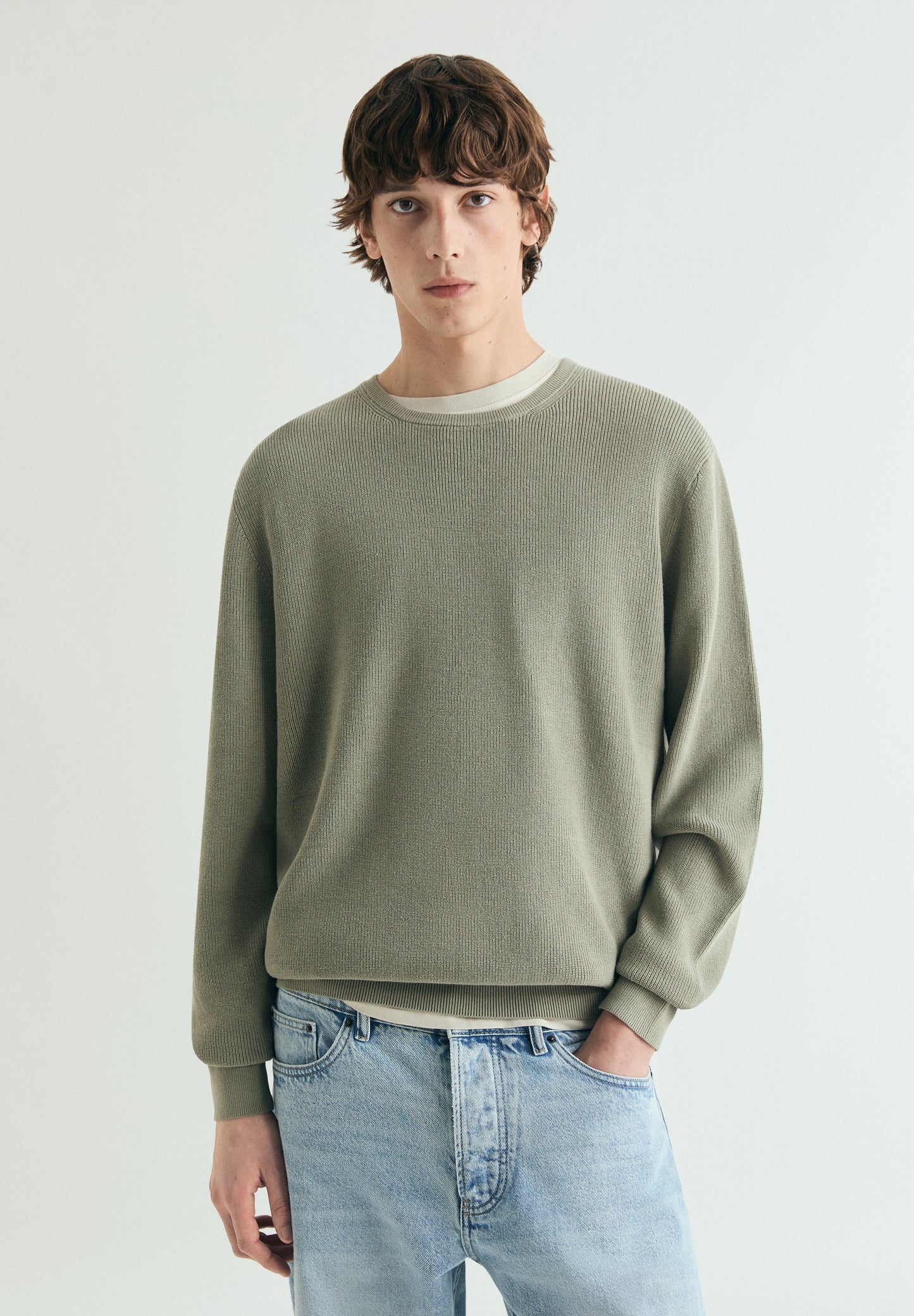 SWEATER DE MALHA TEXTURIZADA