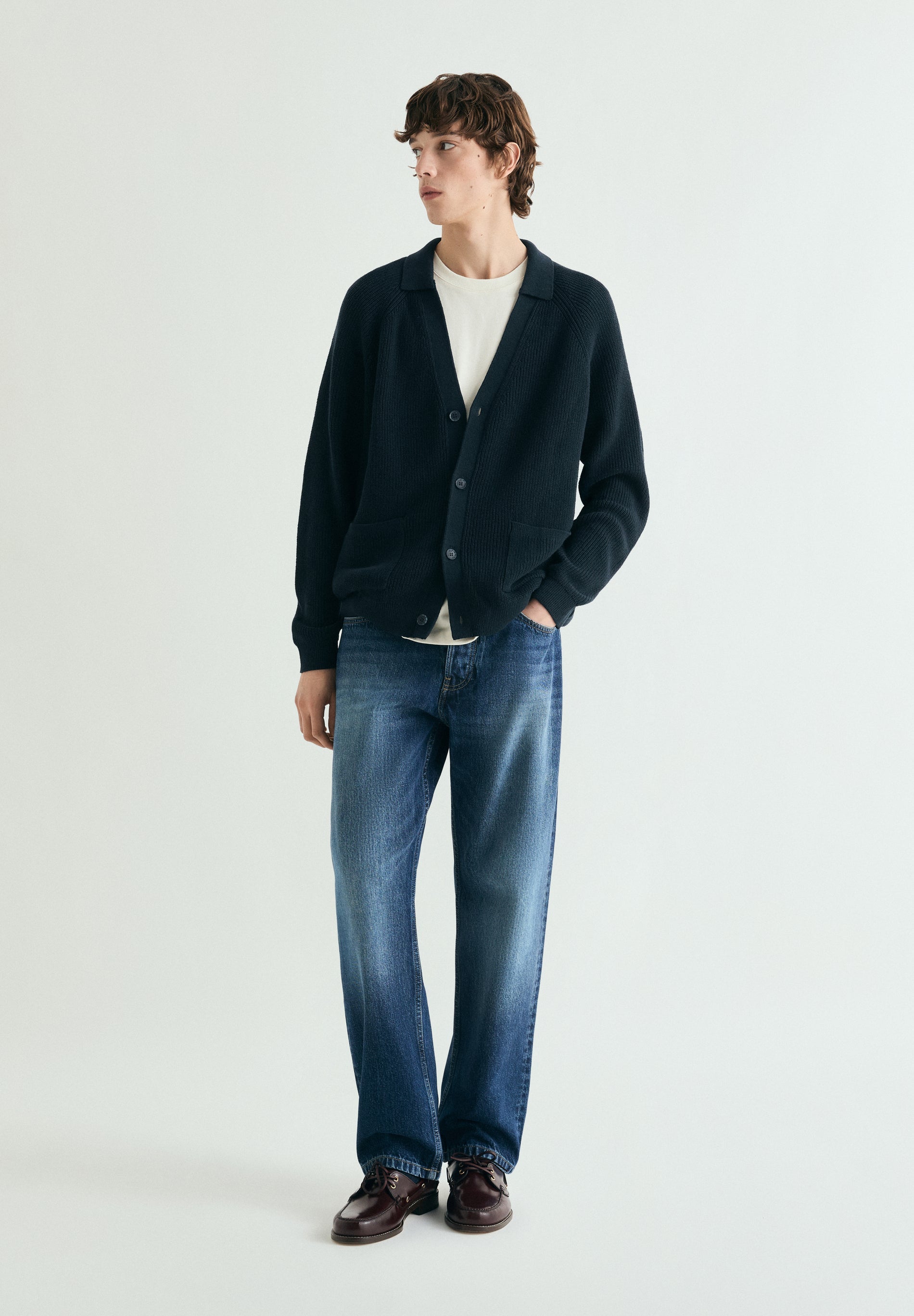 CARDIGAN DE ALGODÃO E LINHO