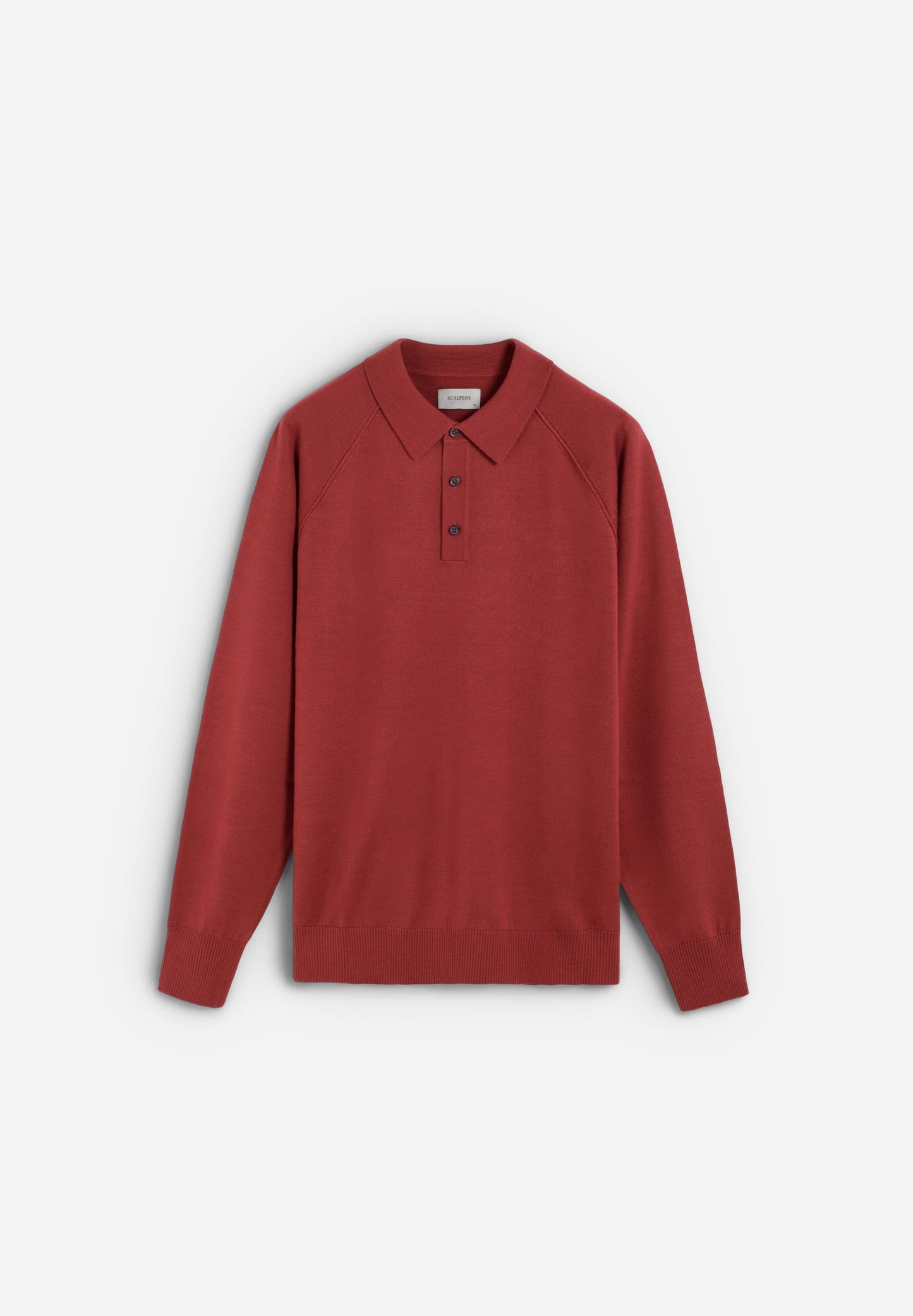 SWEATER COM TIPO CAMISA POLO RAGLÃ