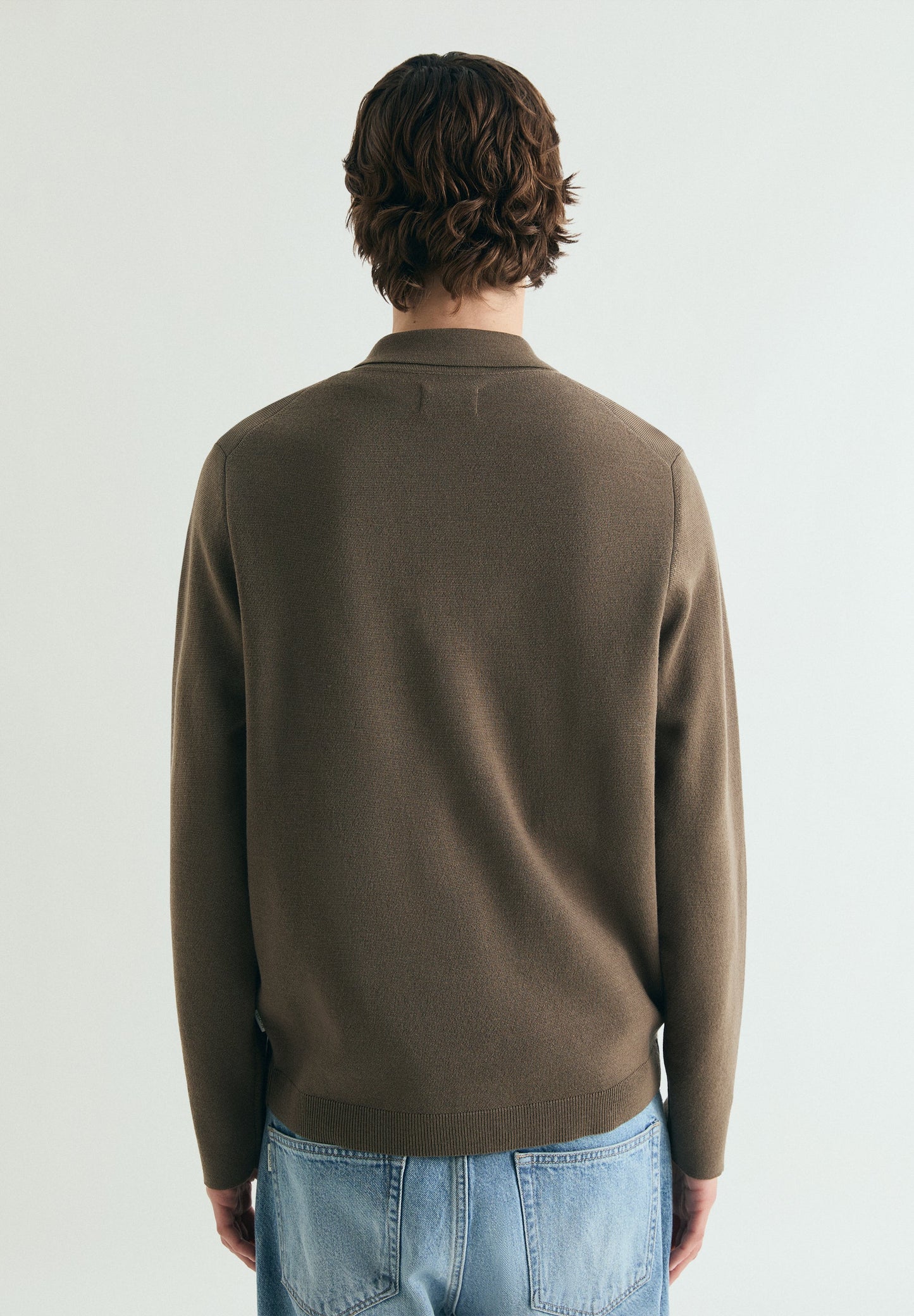 CARDIGAN DE LÃ COM FECHO DE CORRER